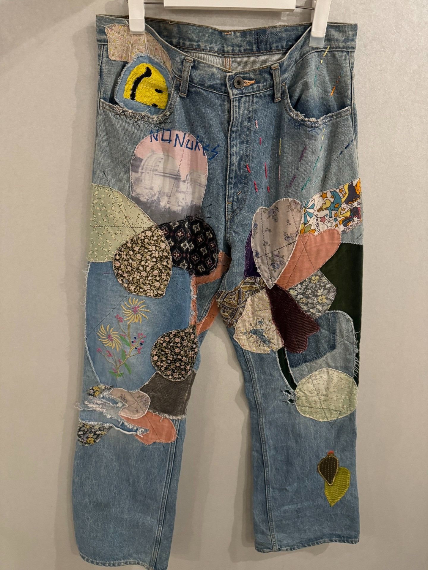 Kapital kapital Multi-patch denim pants 2501-Nextarrow Size US 34 / EU 50 - 1 Thumbnail