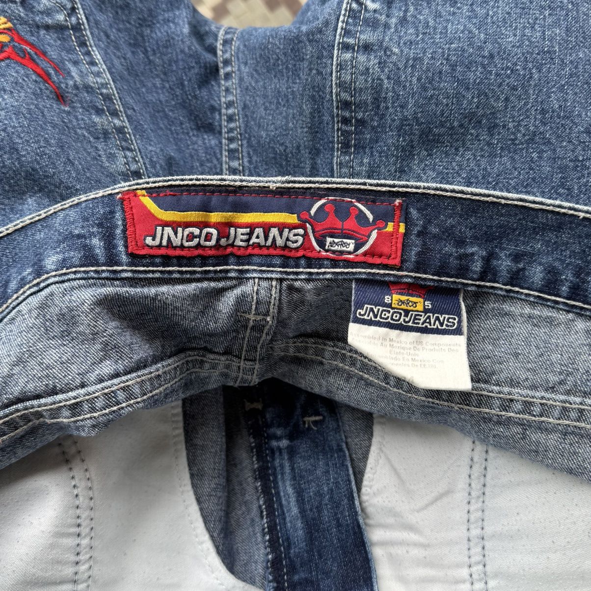 JNCO Vintage JNCO Shorts Y2K Denim Jeans Size US 34 / EU 50 - 5 Thumbnail