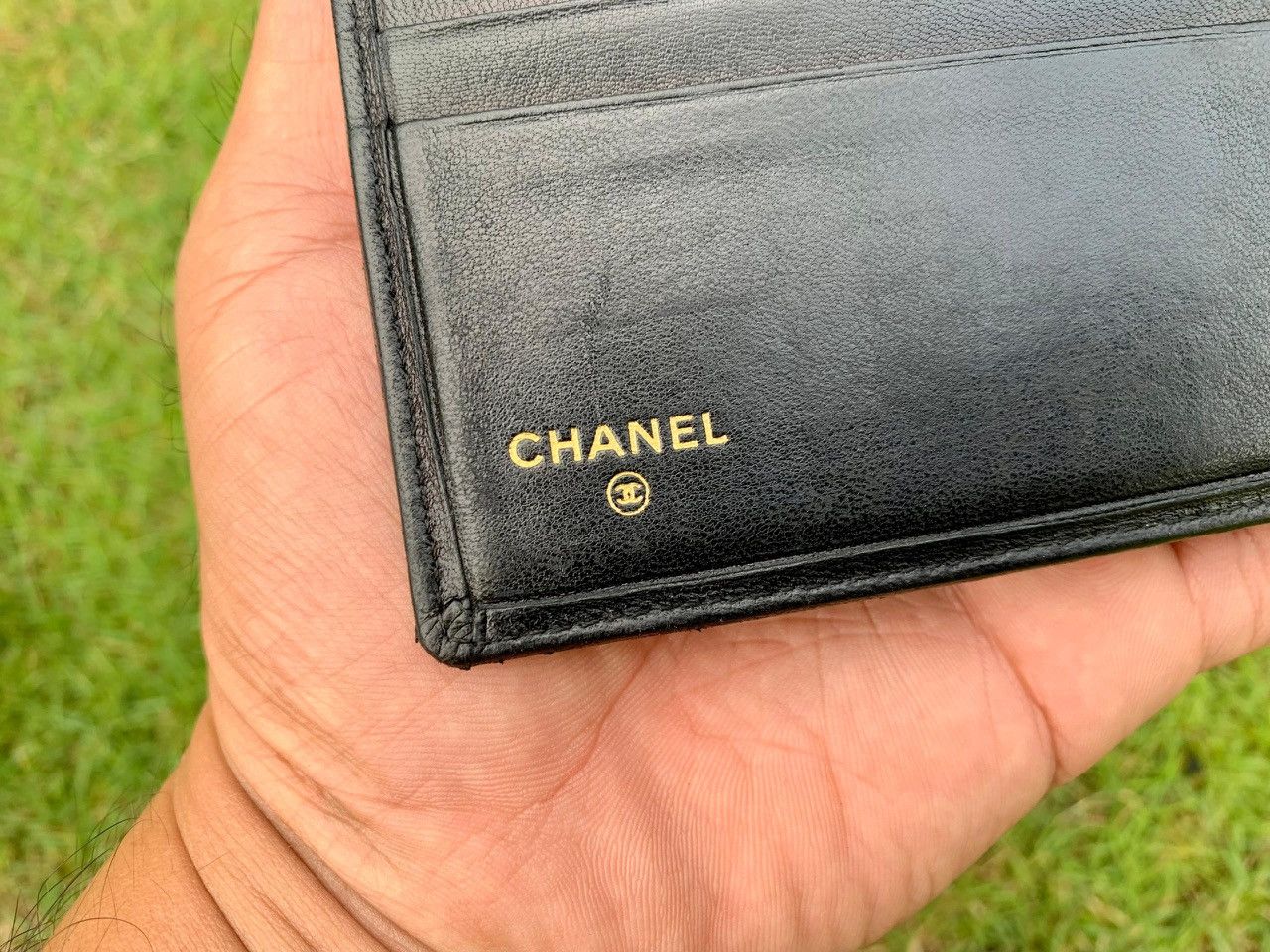 Chanel Authentic Chanel Quilted Lambskin CC Logo Wallet Size ONE SIZE - 8 Thumbnail
