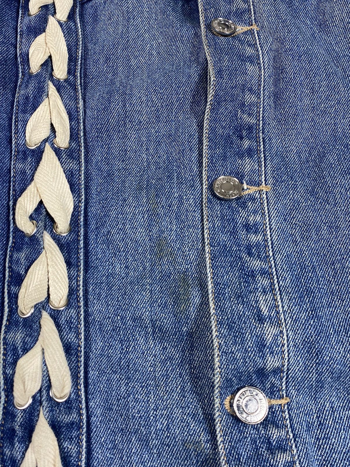 Vintage Vintage Y2K Japanese denim jeans jacket streetwear style Size S / US 4 / IT 40 - 4 Thumbnail