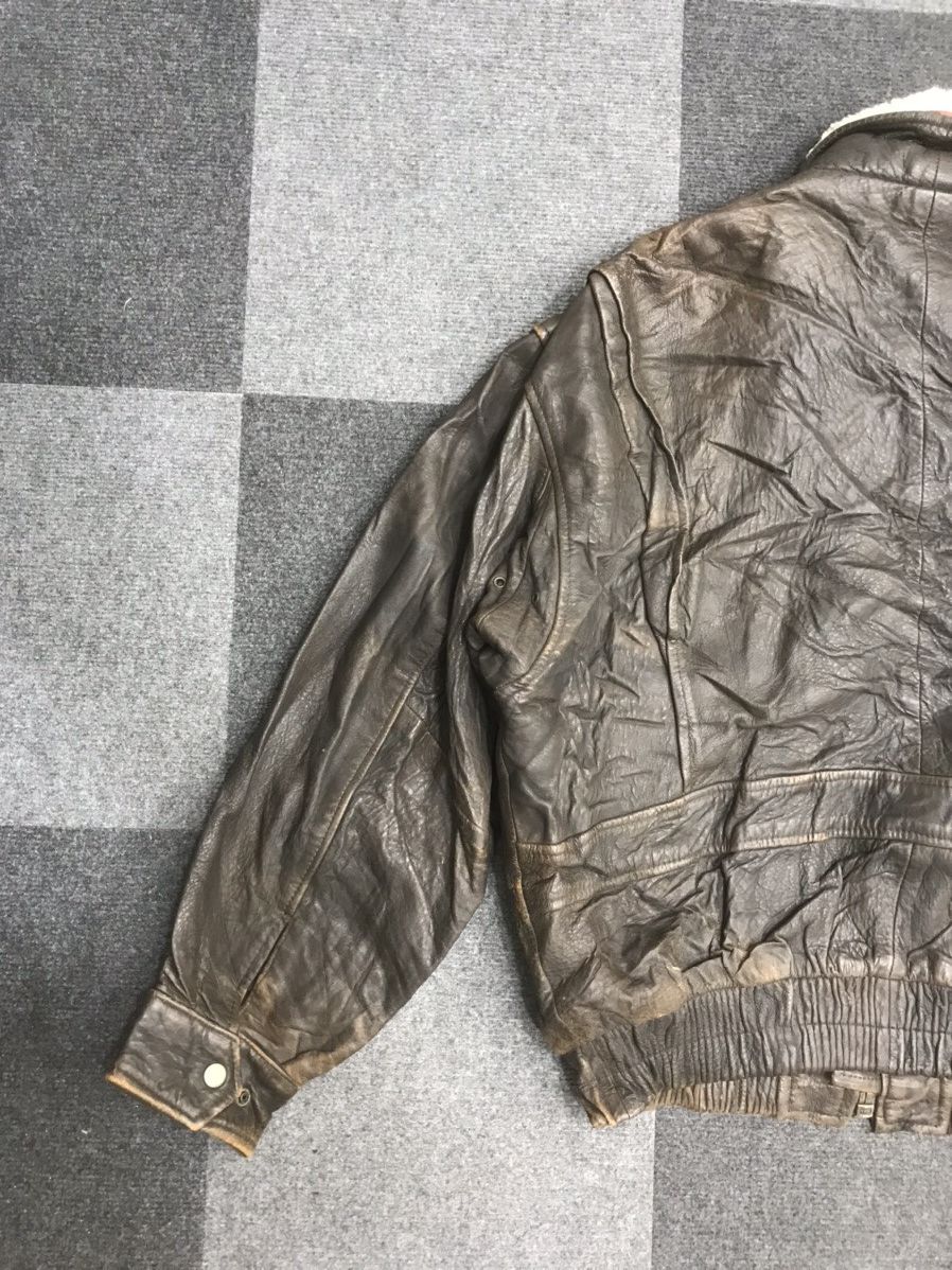 Genuine Leather MILANO CONNECTION A2 Flying Jacket Size US L / EU 52-54 / 3 - 13 Thumbnail