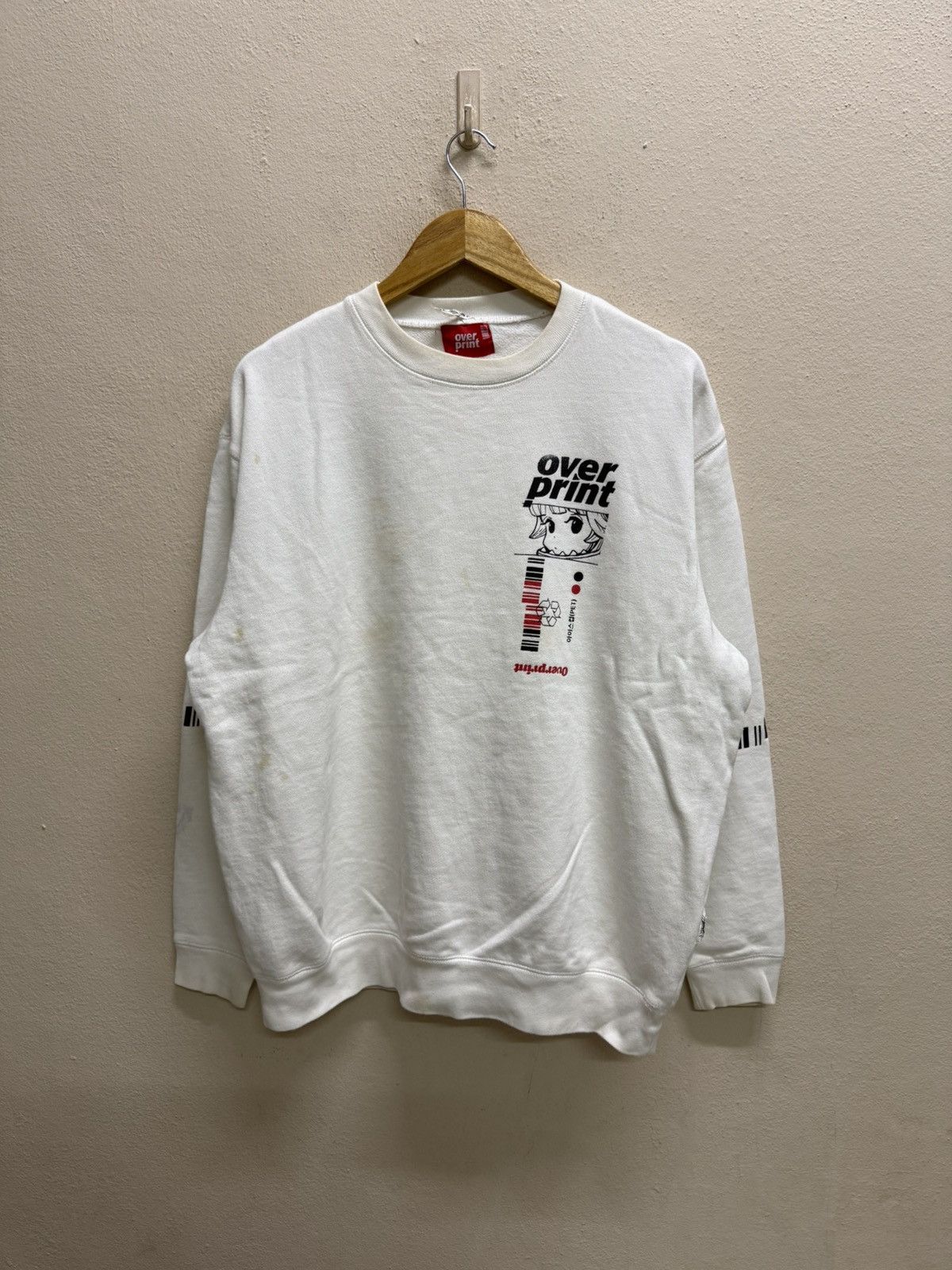 Japanese Brand Overprint X Ackybright Graphic Sweatshirt Size US XL / EU 56 / 4 - 19 Thumbnail