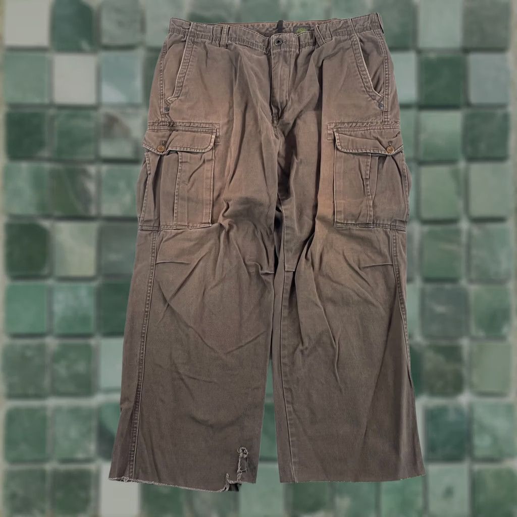 Timberland VINTAGE Timberland Cargo Pants Men 38x27 Brown Distressed Grunge Cargo Pocket 5-Pocket Relaxed Straight Denim? Size US 38 / EU 54 - 1 Thumbnail