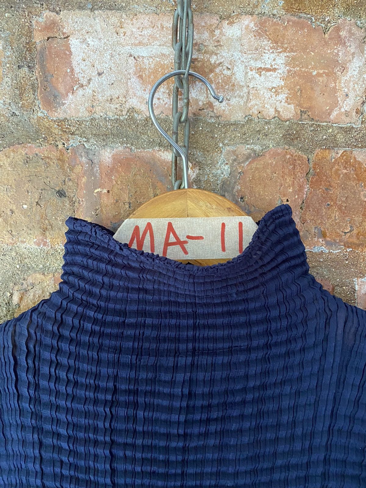 Pleats Please Issey Miyake 1990s Issey Miyake Pleat please High neck shirt Size S / US 4 / IT 40 - 8 Thumbnail