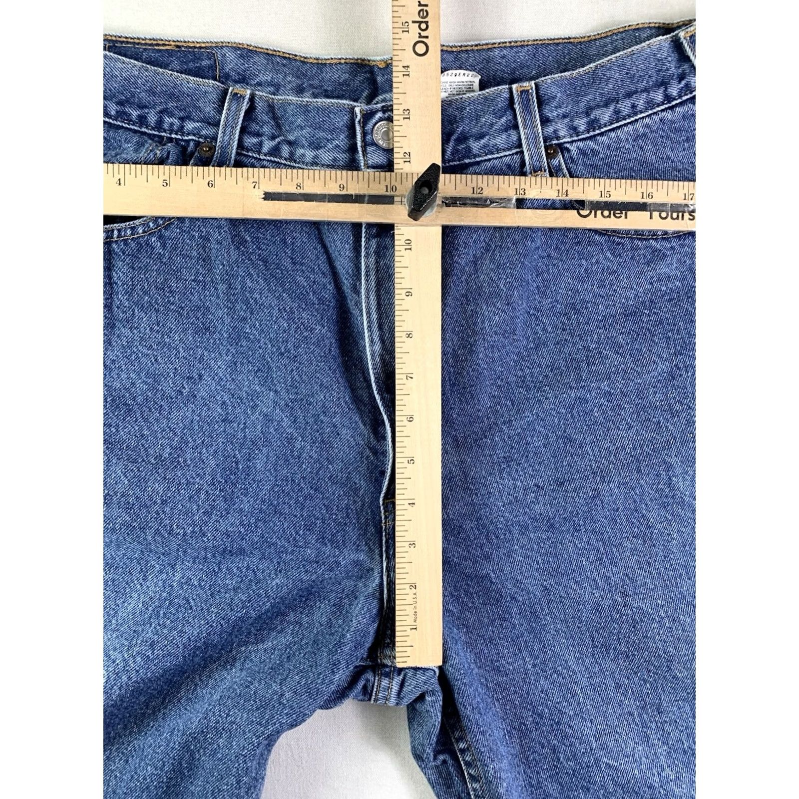 Levi's VTG Y2K Levi’s Relaxed Straight Leg Jeans Blue Made in Mexico 40x32 38x32 Size US 38 / EU 54 - 7 Thumbnail
