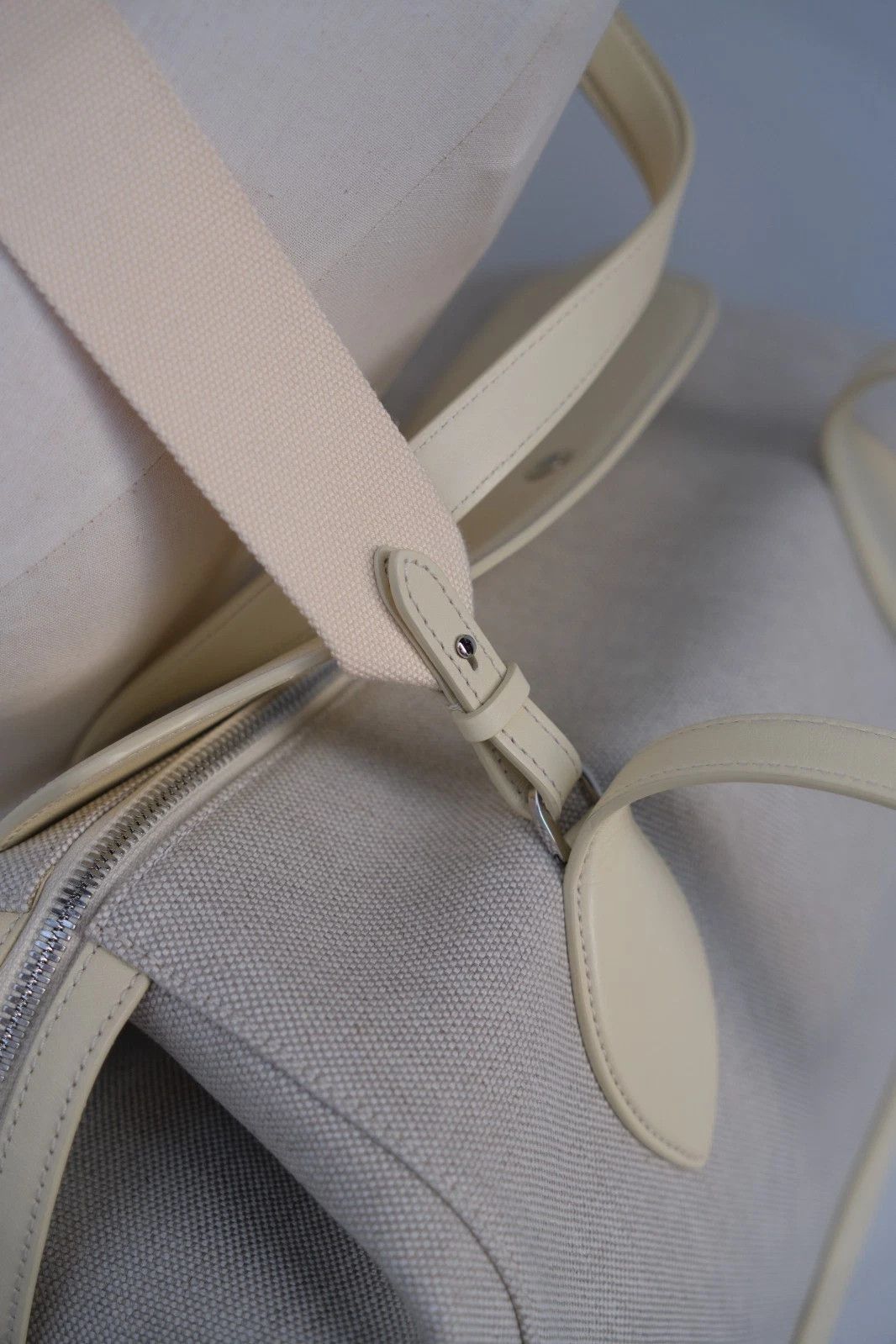Loro Piana NEW Loro Piana Sesia Happy Day Tote Bag in Canvas XL Size ONE SIZE - 5 Thumbnail