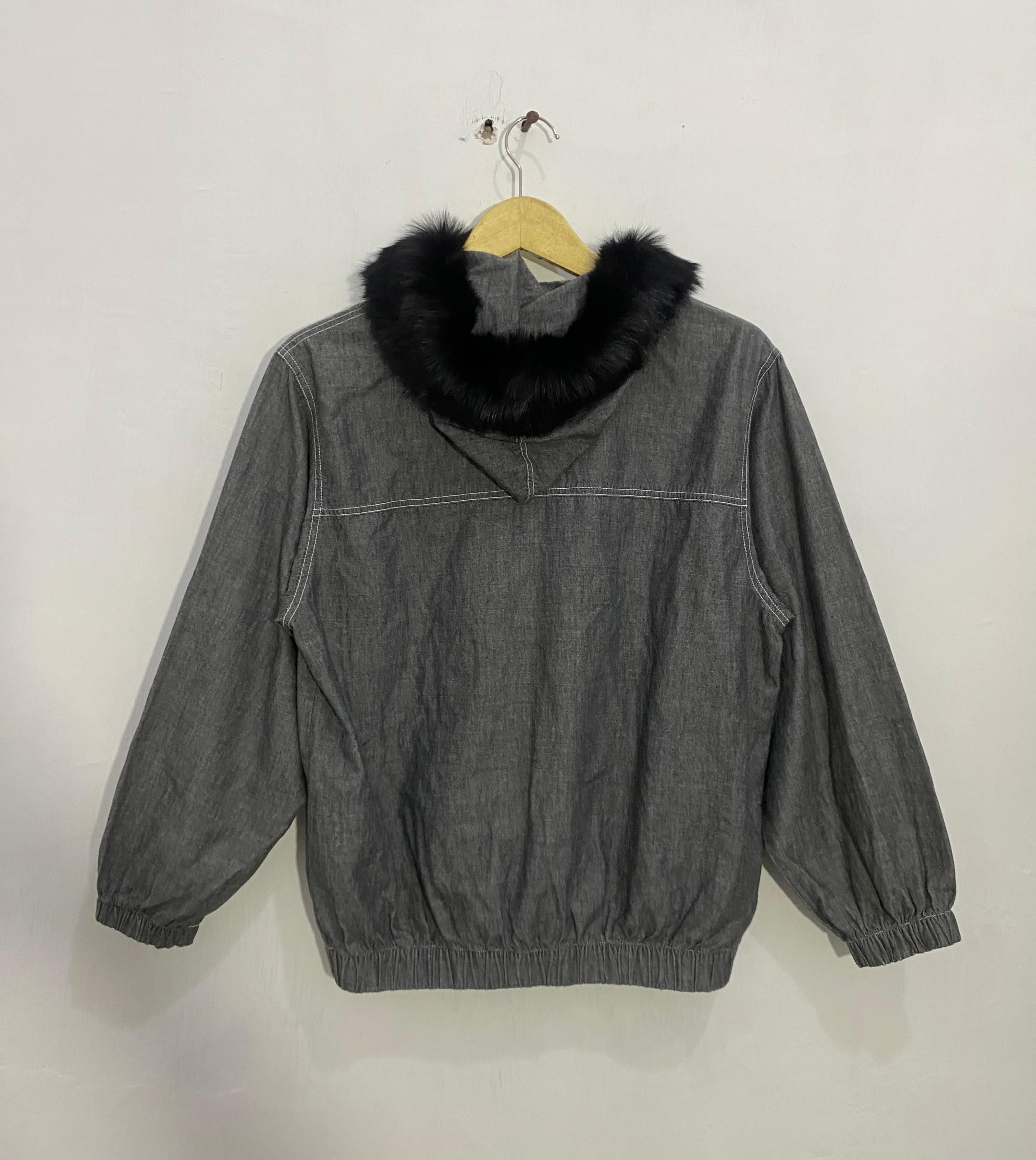 Yves Saint Laurent Yves Saint Laurent Fur Zipper Hoodie LGB Style Size US M / EU 48-50 / 2 - 11 Thumbnail