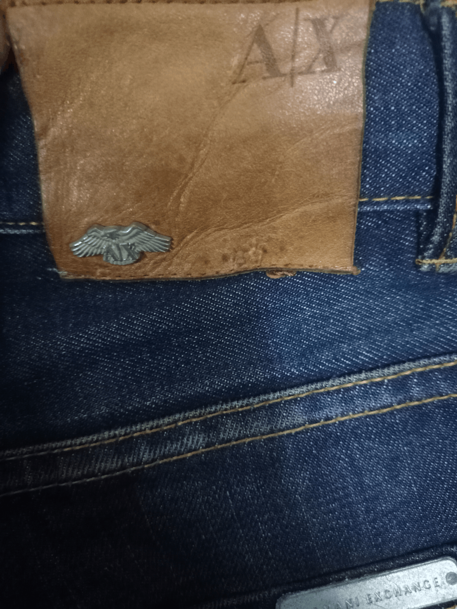 Armani Exchange Vintage Armani Selvedge Raw Denim Blu Jeans Size US 32 / EU 48 - 10 Thumbnail