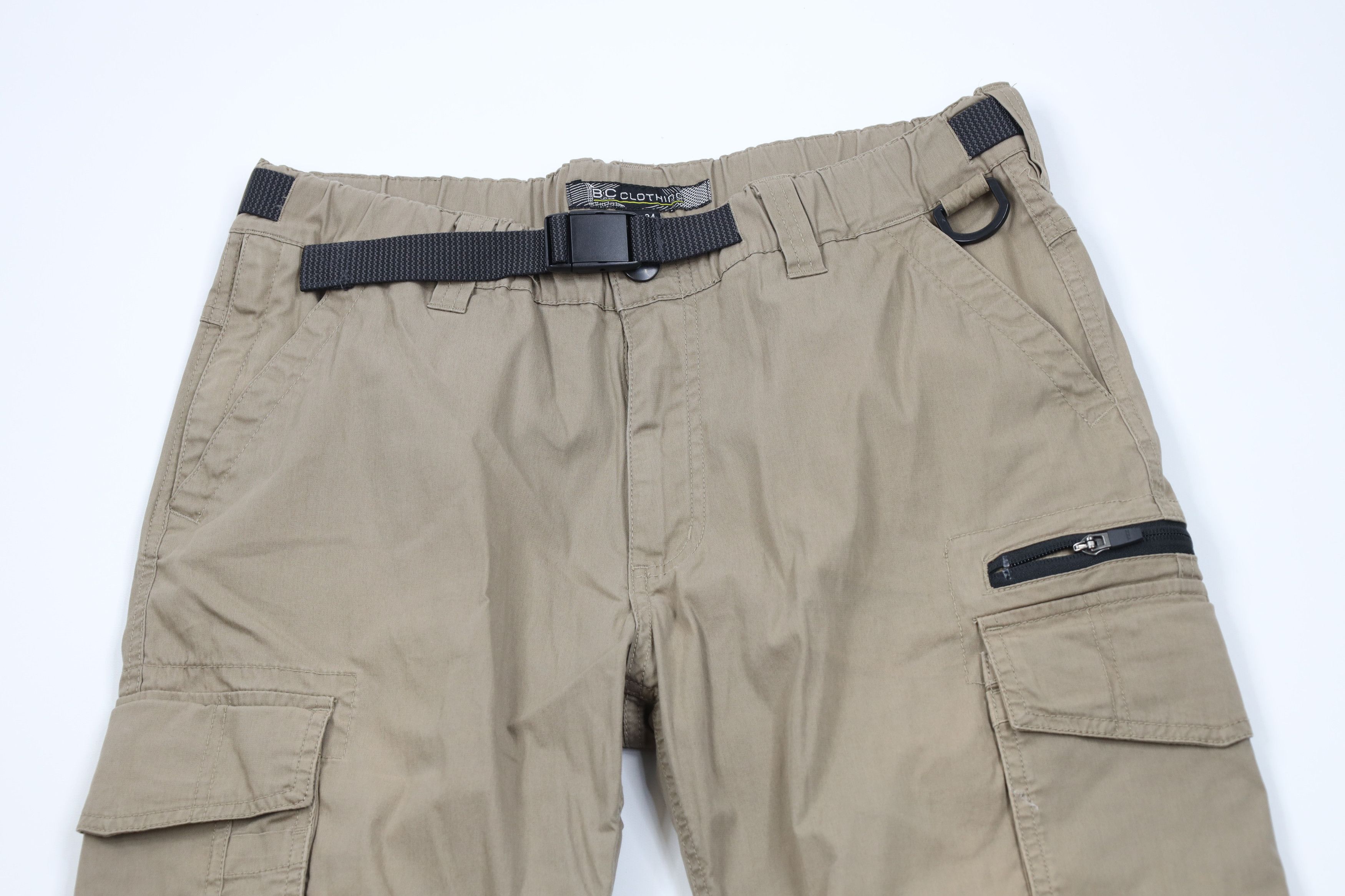 Vintage Vintage 90s Y2K Streetwear Belted Convertible Pants Shorts Size US 34 / EU 50 - 2 Thumbnail