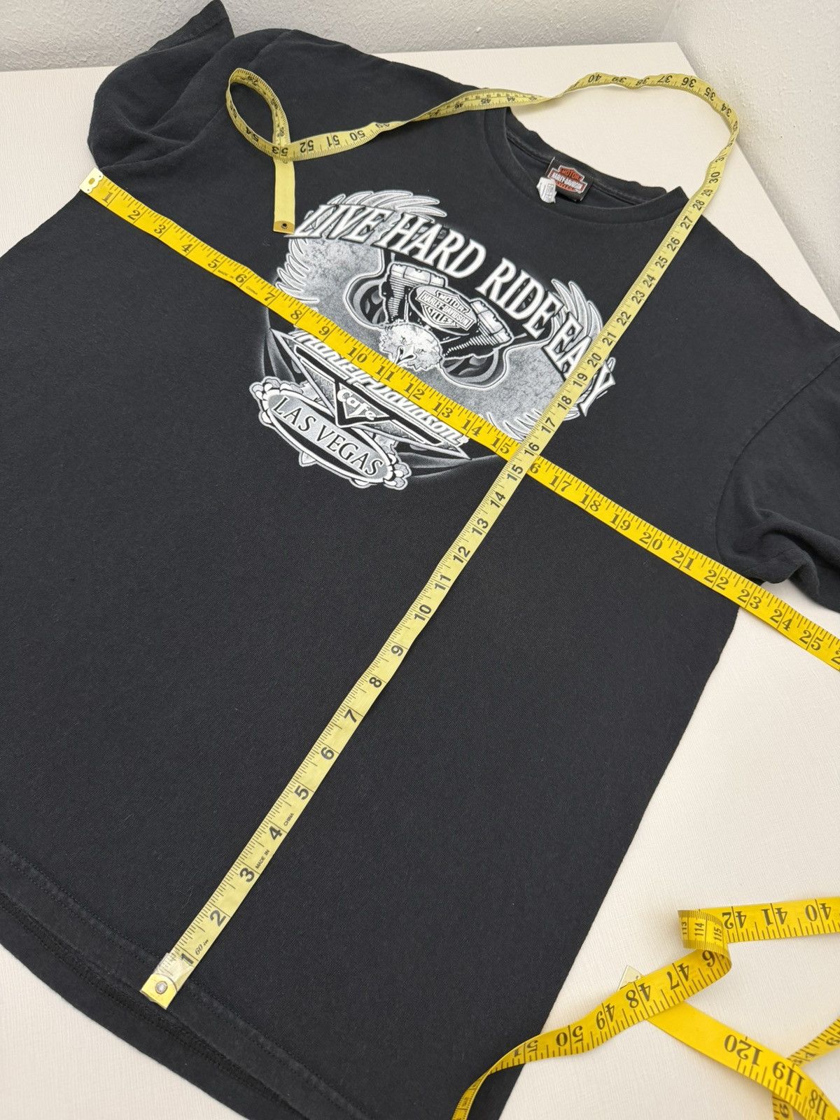 Harley Davidson Vintage Harley Davidson Cafe Las Vegas Graphic Tshirt Sz XL Size US XL / EU 56 / 4 - 5 Thumbnail