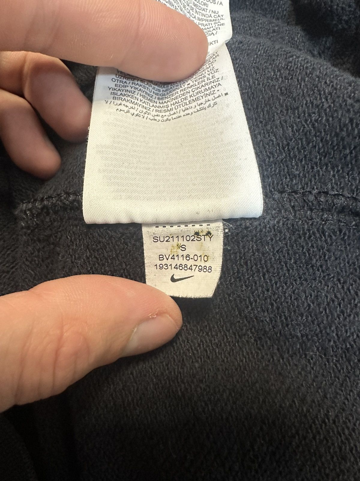 Nike Nike Custom Hoodie Vintage 90s Y2K Reworked Size US S / EU 44-46 / 1 - 10 Thumbnail