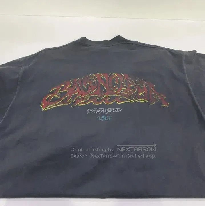 Balenciaga Balenciaga Offshore Graphic Short Sleeve T. Size US M / EU 48-50 / 2 - 8 Thumbnail