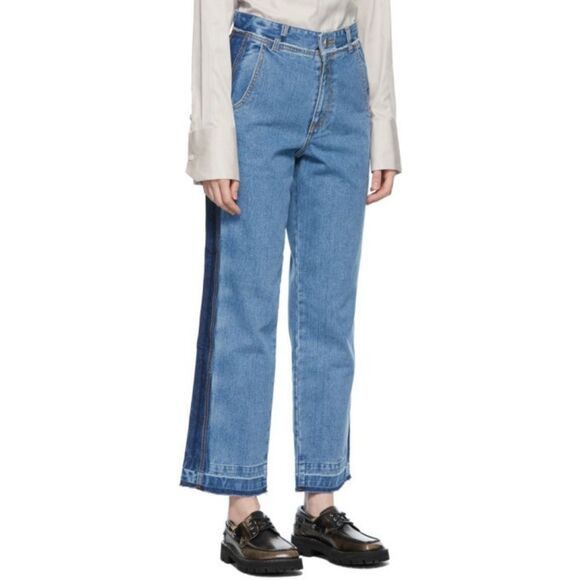 Ader Error 🎀 SSENSE ADER error workch blue jeans straight jeans nwot Size 26" / US 2 / IT 38 - 2 Thumbnail