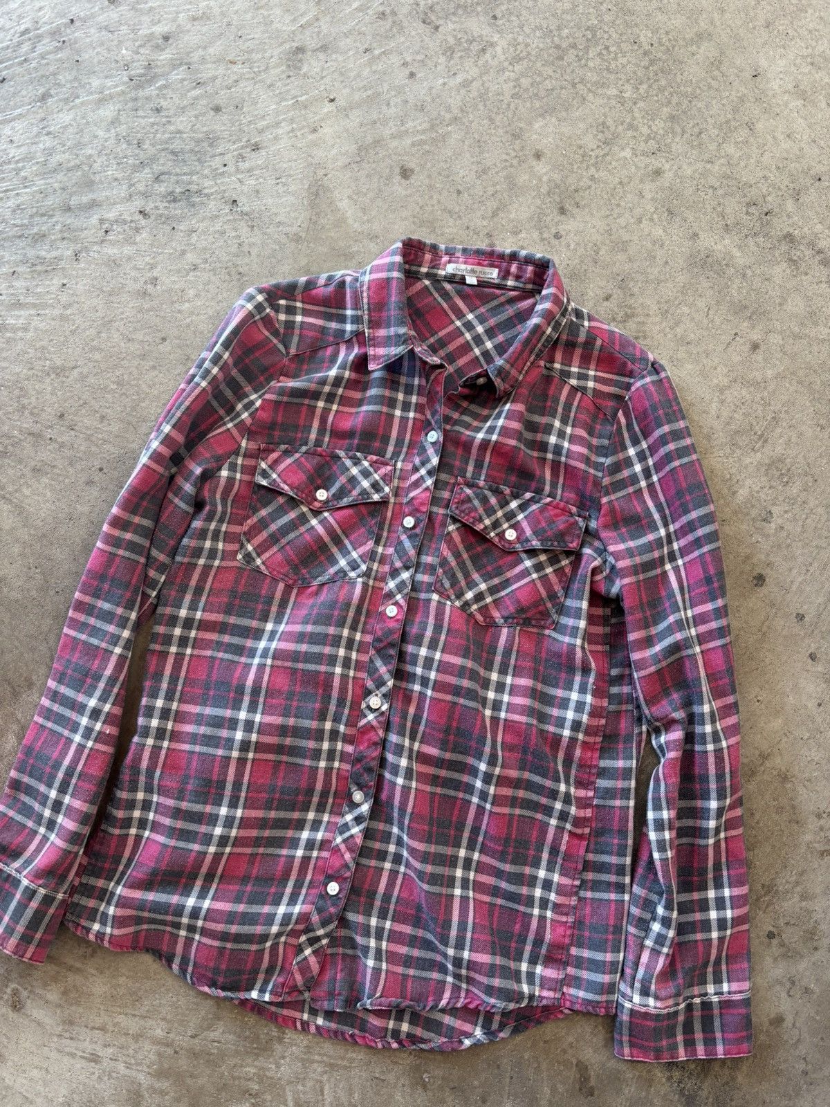 Vintage vintage red western style button up shirt Size M / US 6-8 / IT 42-44 - 2 Thumbnail