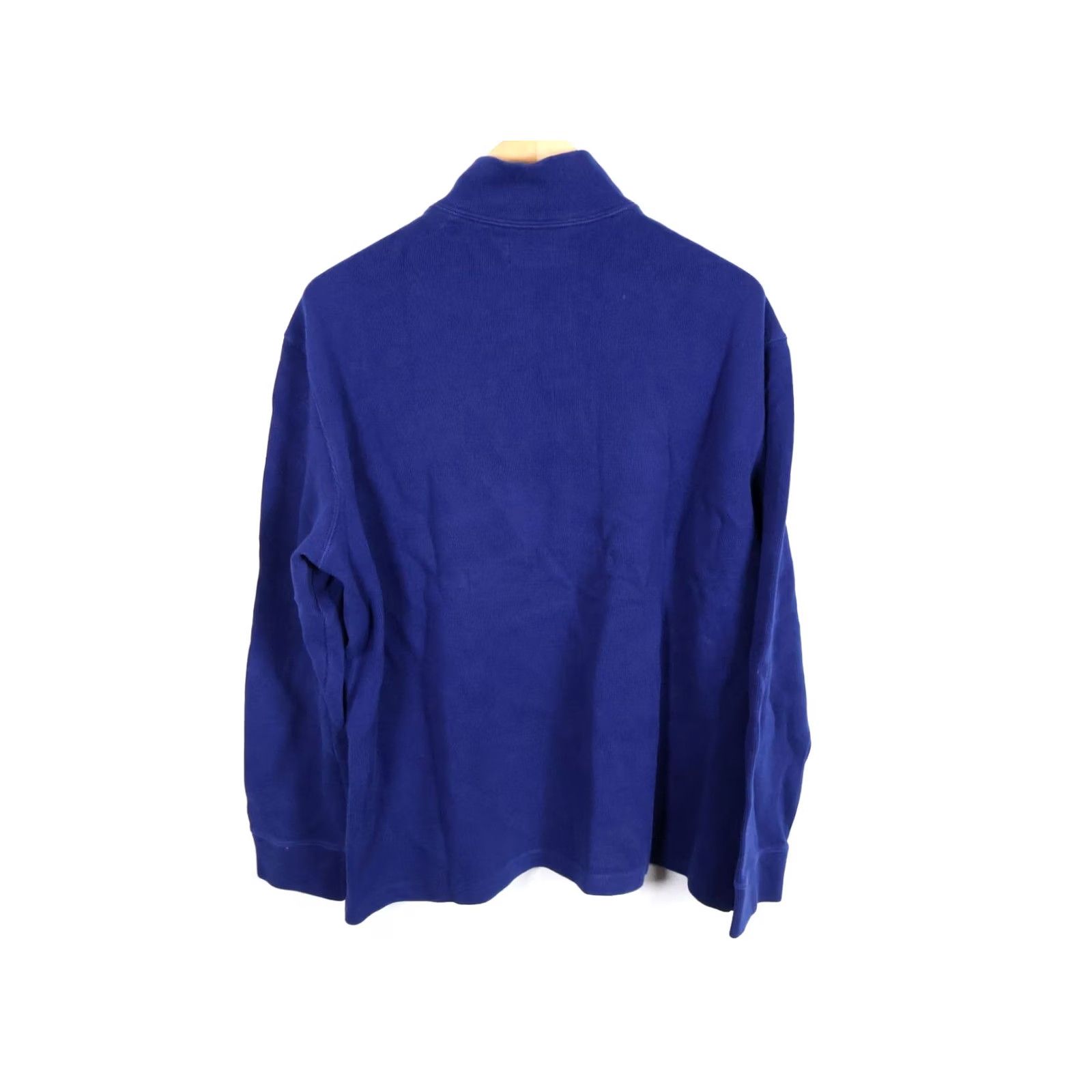 Polo Ralph Lauren Polo Ralph Lauren Sweater Men XL Blue 1/4 Zip Mock Neck 100% Cotton Preppy Size US XL / EU 56 / 4 - 2 Thumbnail