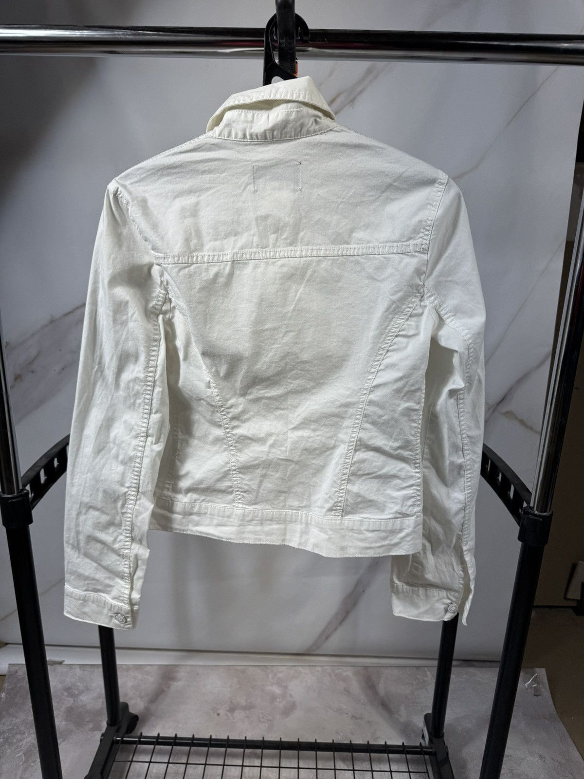 Dolce & Gabbana Dolce Gabbana Ivory Denim Jacket Size XS / US 0-2 / IT 36-38 - 12 Thumbnail