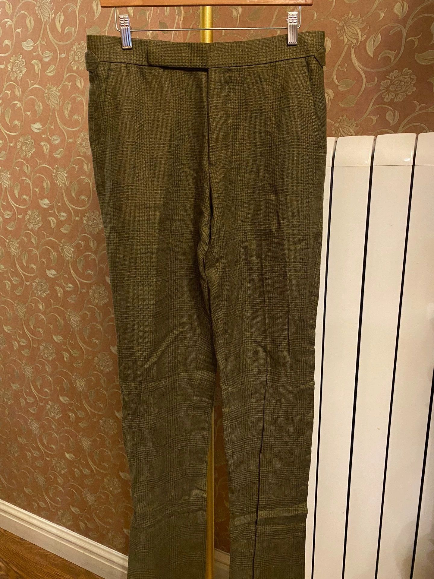 Ralph Lauren Beige Checked Casual Pants Size 30 Size US 30 / EU 46 - 1 Thumbnail