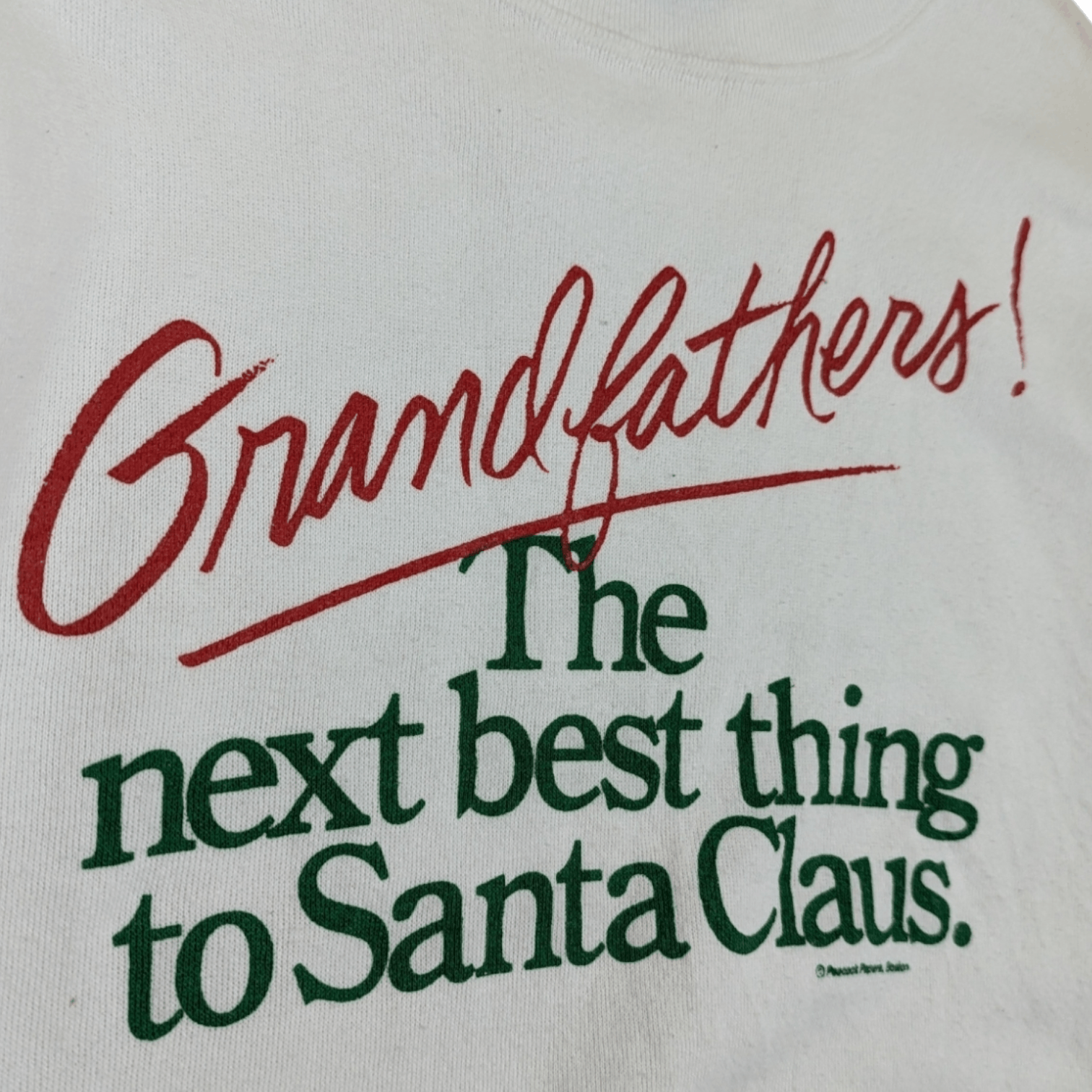 Signal Sport Vintage GRANDFATHER Next Best Thing Santa Claus Sweatshirt Size US XL / EU 56 / 4 - 5 Thumbnail