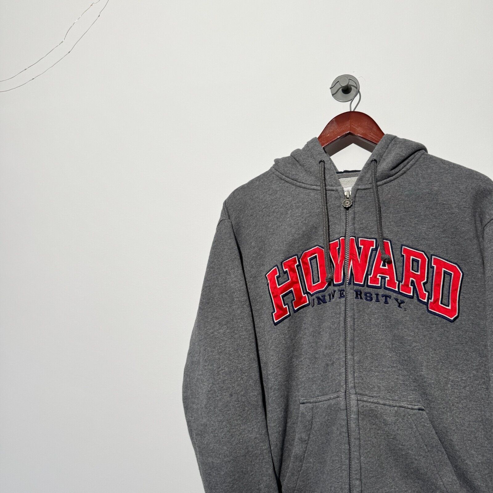 Champion × Vintage Champion Unisex Gray Cotton Zip Hoodie Size S Howard Size US S / EU 44-46 / 1 - 3 Thumbnail