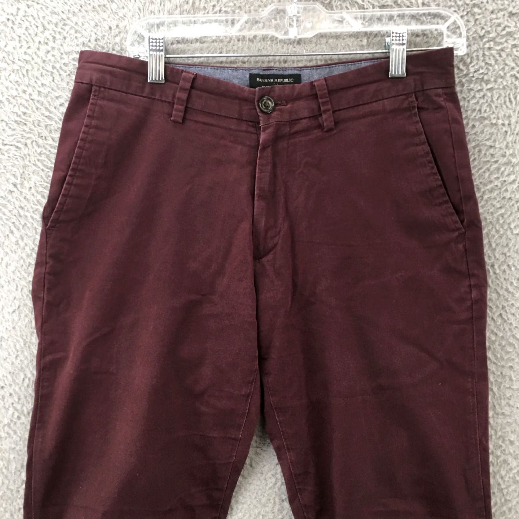 Banana Republic Banana Republic Pants Mens 30 Purple Fulton Skinny Chino 30x32 actual 32x30 Zip Size US 30 / EU 46 - 2 Thumbnail