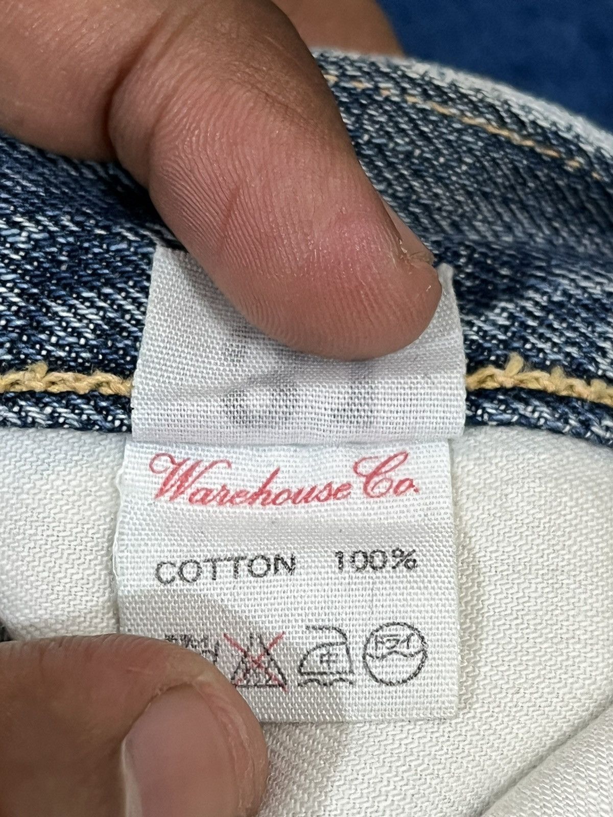 Evisu ‼️‼️Warehouse&Co X Evisu‼️‼️ Lot 0110 Selvedge Denim Size US 31 - 15 Thumbnail