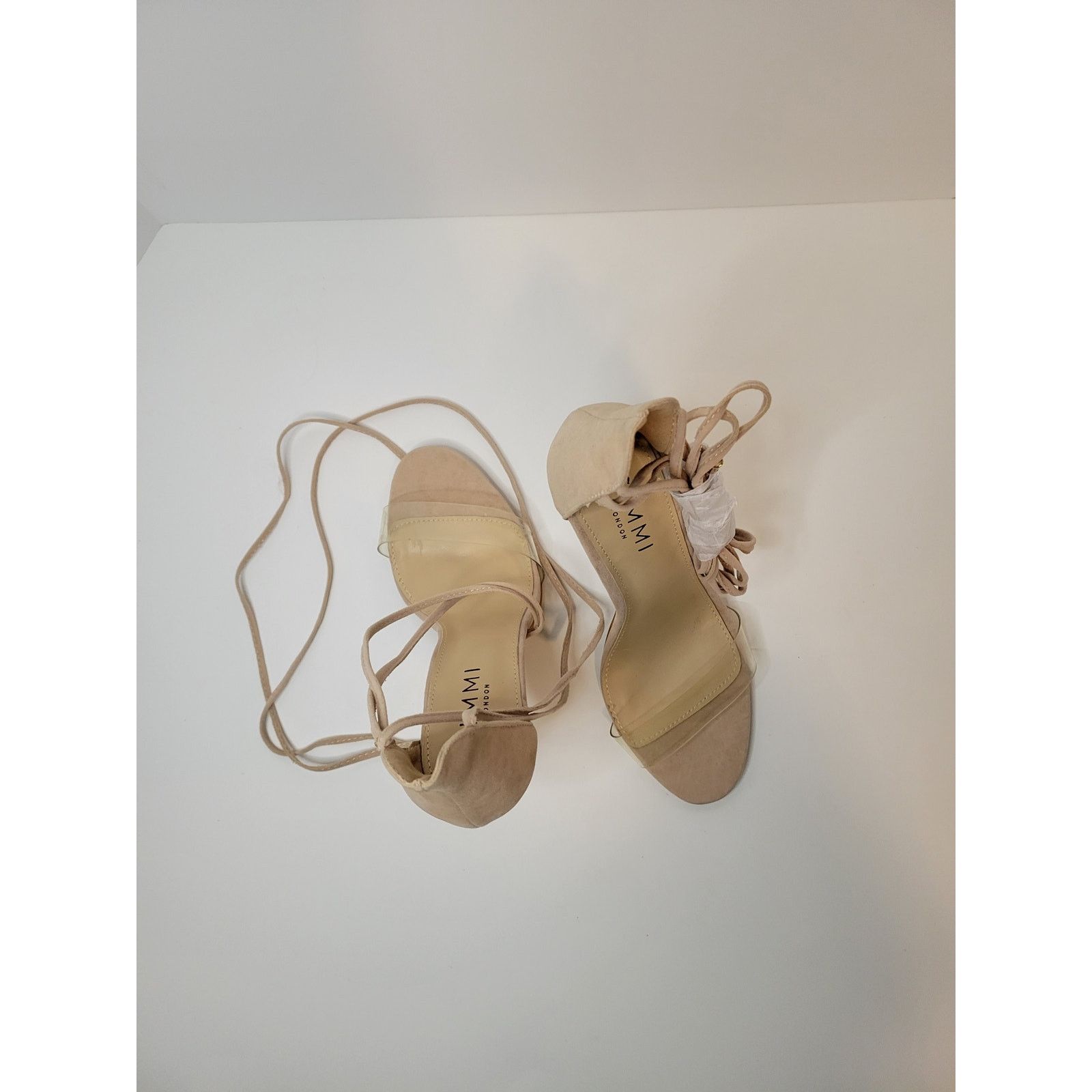 Other Women's SIMMI London Open Toe Lace Up 4" Stiletto Heels US 7 Size US 7 / IT 37 - 2 Thumbnail