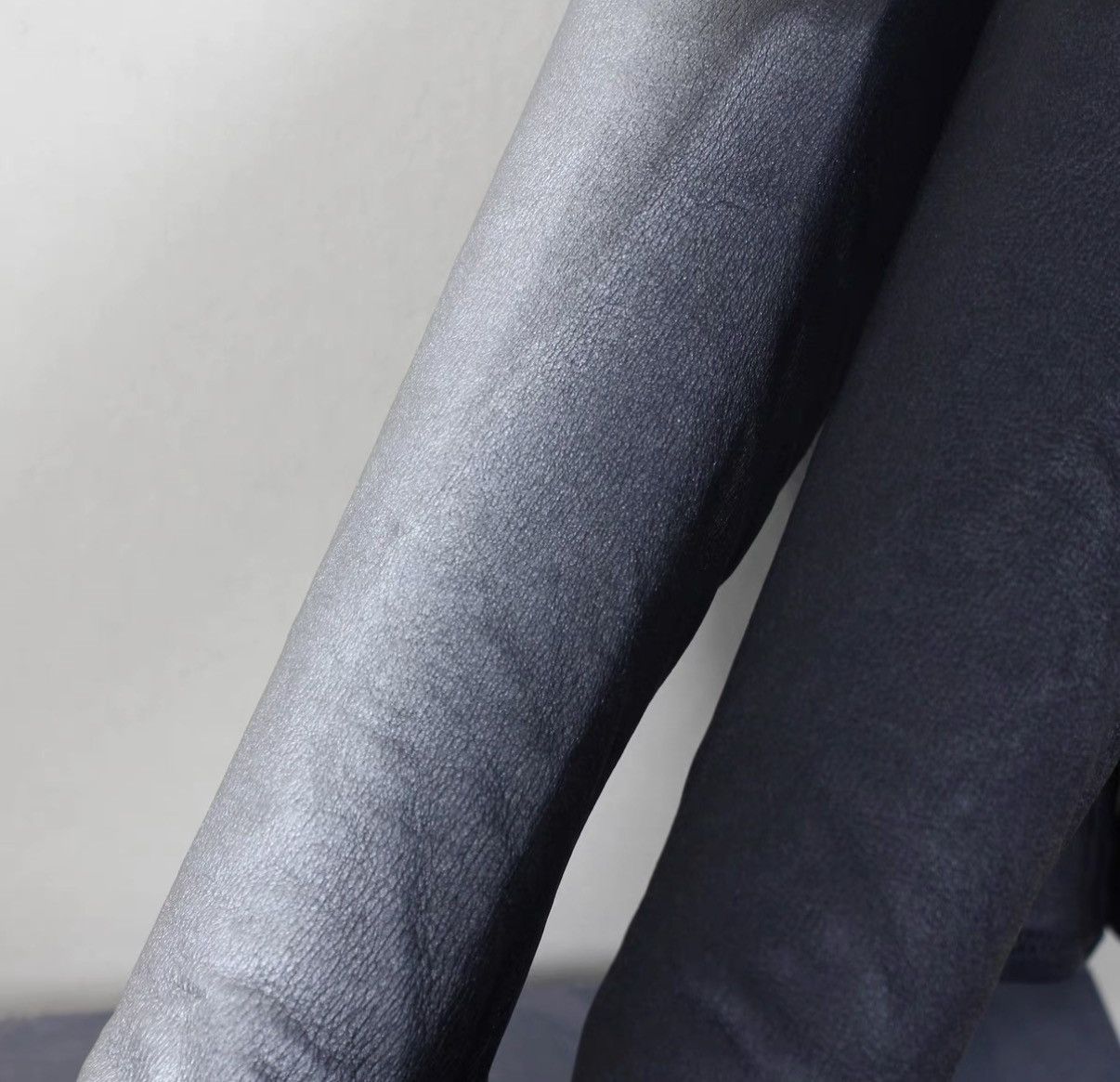Rick Owens Rick Owens Mainline Lambskin Gradient Silver Goddess Boots Size US 5 / IT 35 - 3 Thumbnail