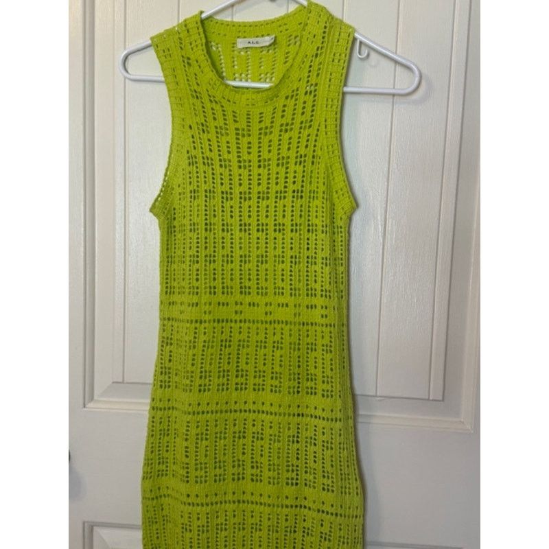 A.L.C. A.L.C. Monaghan Midi Dress in Citronella XS Size XS / US 0-2 / IT 36-38 - 6 Thumbnail