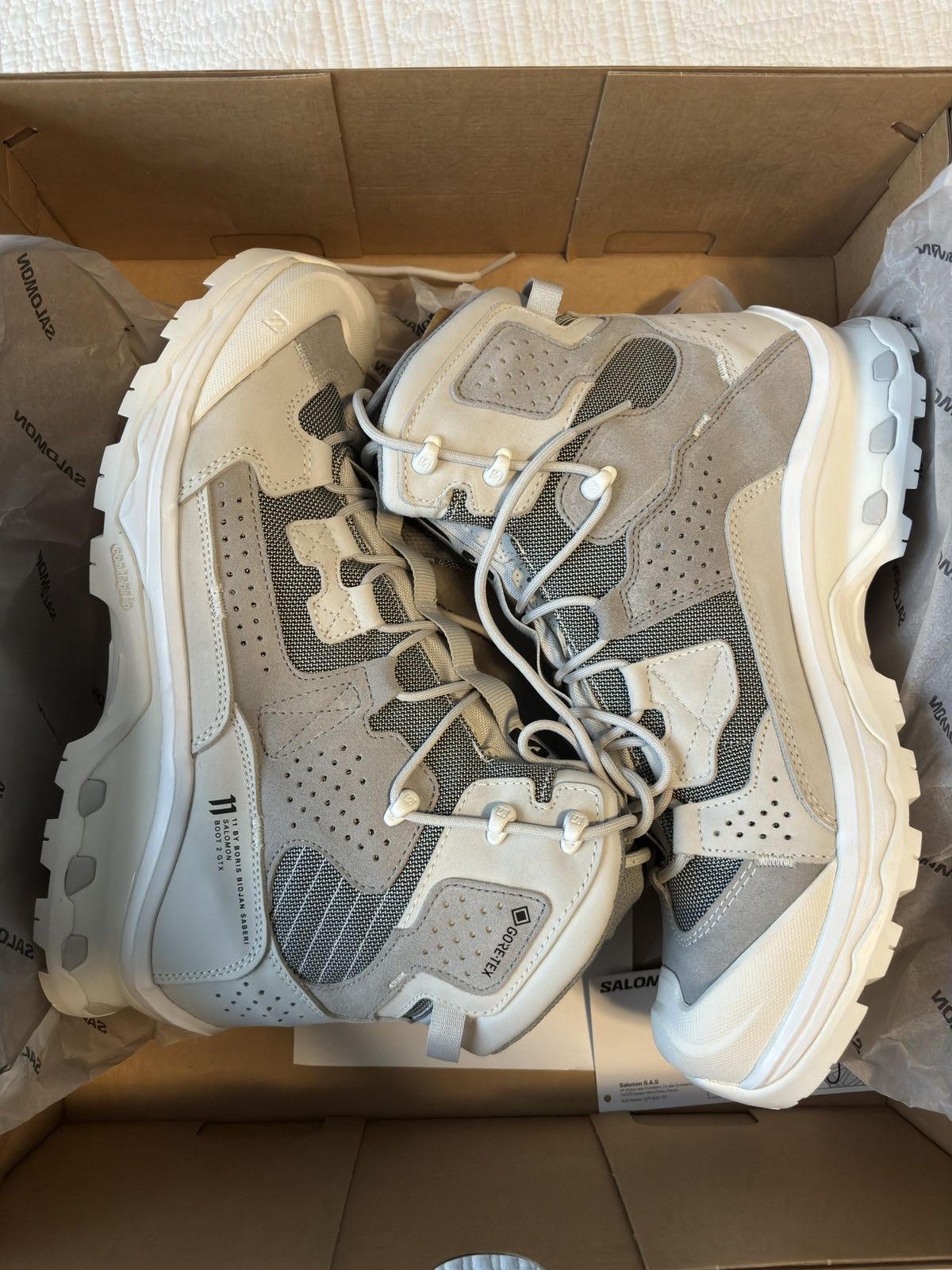 Pre-owned 11 By Boris Bidjan Saberi X Boris Bidjan Saberi Bbs Gtx Boots In White