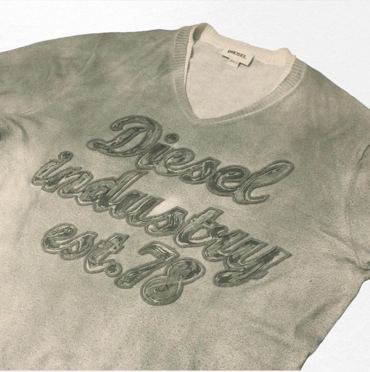 Diesel Vintage v-neck diesel jumper size L green Size US L / EU 52-54 / 3 - 3 Thumbnail