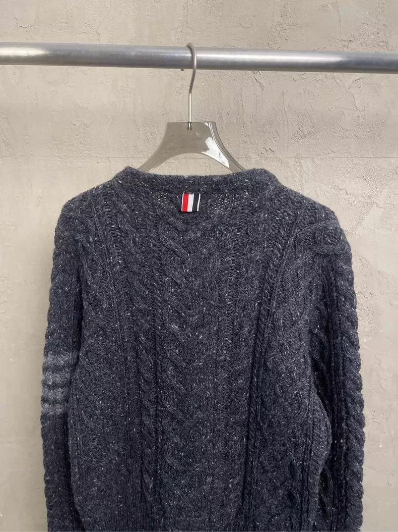 Thom Browne Thom Browne size2 Wool horse hair round neck sweater Size US M / EU 48-50 / 2 - 3 Thumbnail