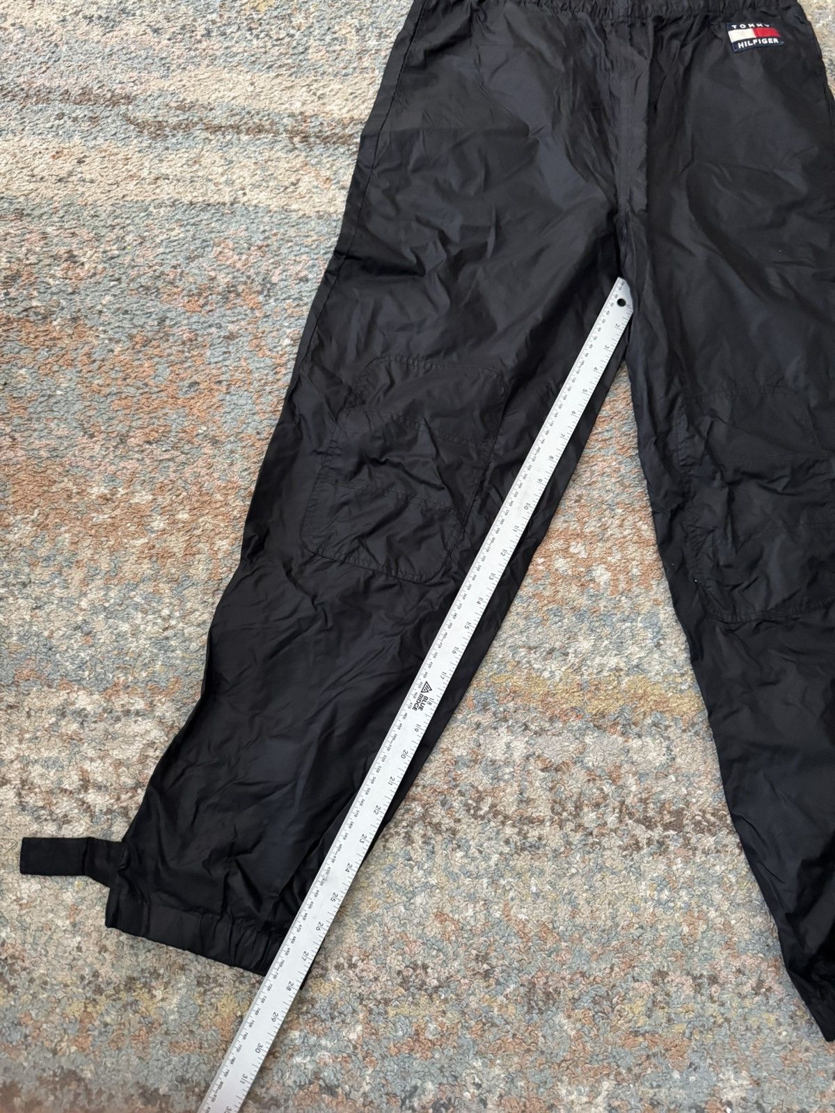 Vintage VTG 90s Tommy Hilfiger Track Pants 32 Large Black Size US 32 / EU 48 - 7 Thumbnail
