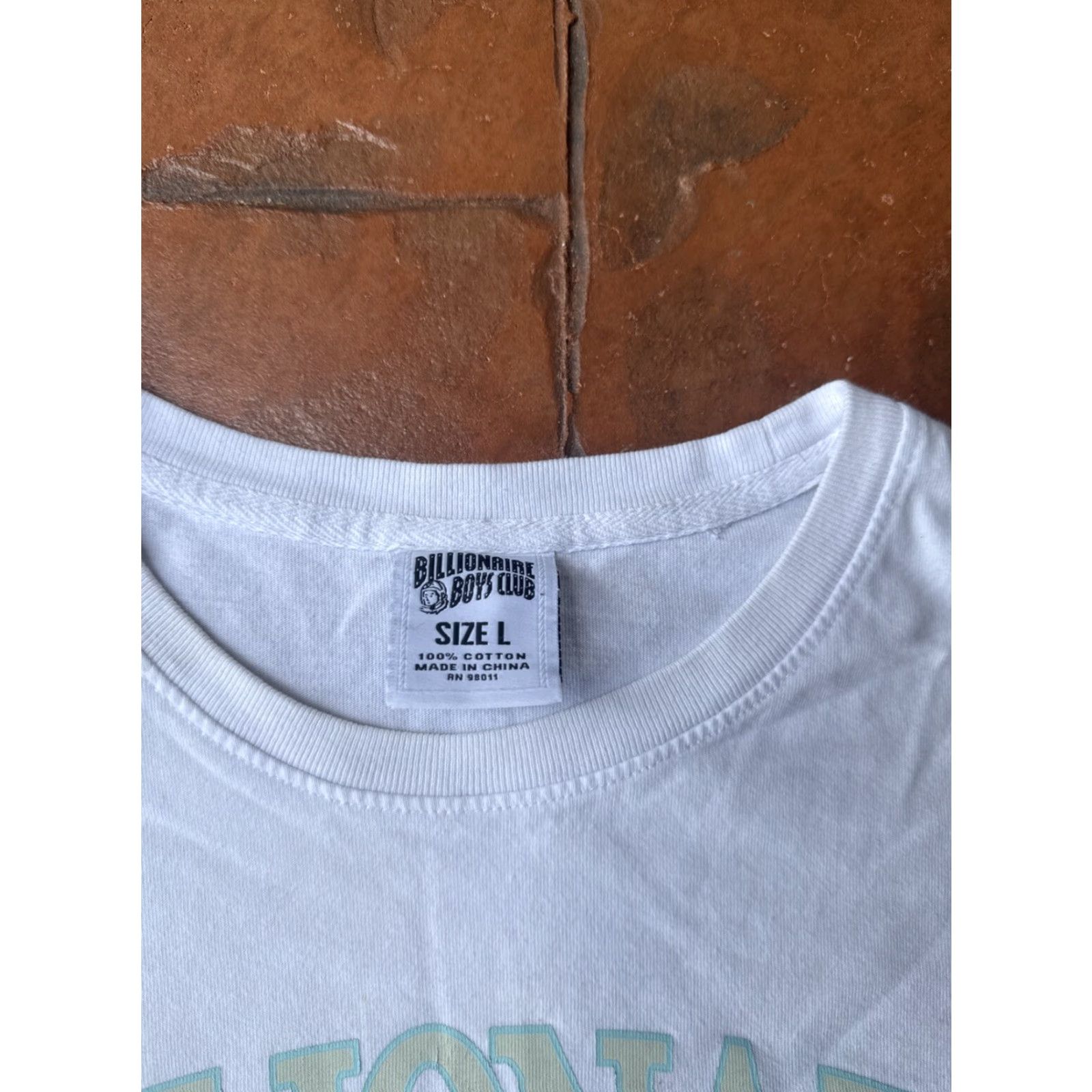 Billionaire Boys Club VINTAGE Billionaire Boys Club BBC Peace For All Mankind T-Shirt Large White Cotton Short Sleeve Crew Neck Unisex Adults Regular Logo USA 90s? Size US L / EU 52-54 / 3 - 2 Thumbnail