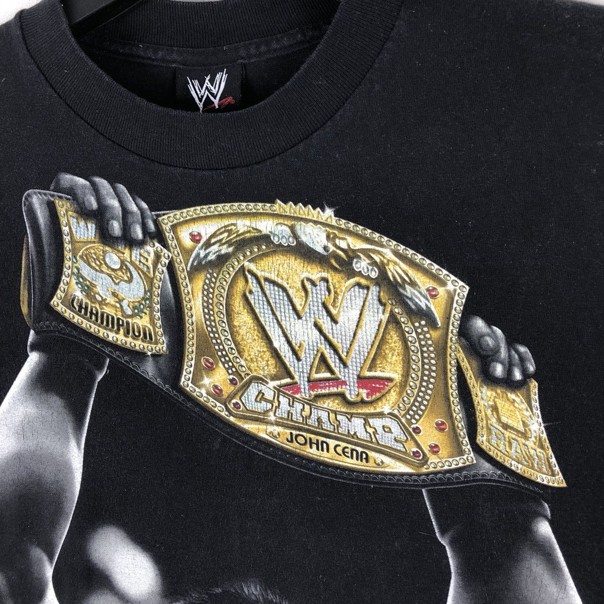 WWE Vintage Y2K Tshirt 2007 WWE John Cena Champion Tee Size US M / EU 48-50 / 2 - 8 Thumbnail