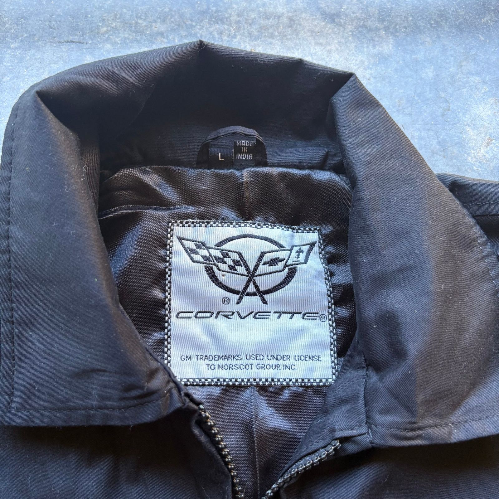 Vintage Beautiful Vintage 90s Corvette Zip Up Jacket Size US L / EU 52-54 / 3 - 4 Thumbnail