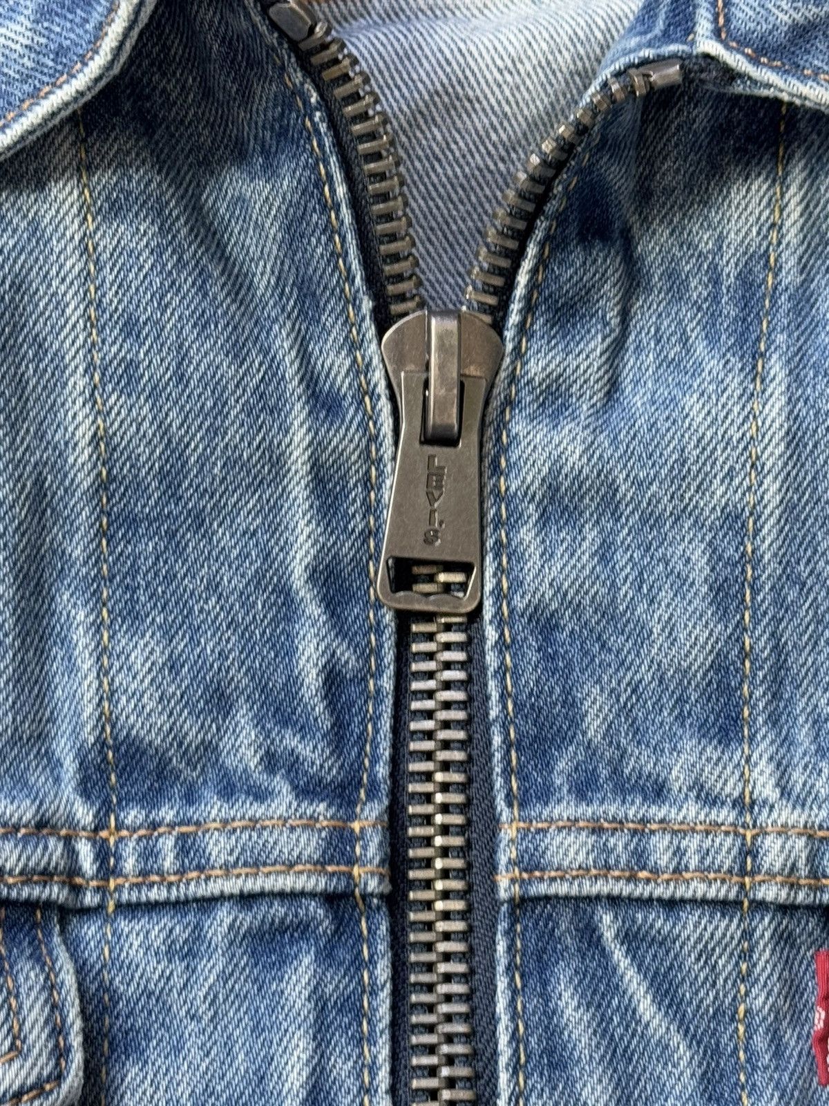 Levi's × Vintage VINTAGE LEVI’S PREMIUM 2000s ZIP UP DENIM JACKET Size S / US 4 / IT 40 - 7 Thumbnail