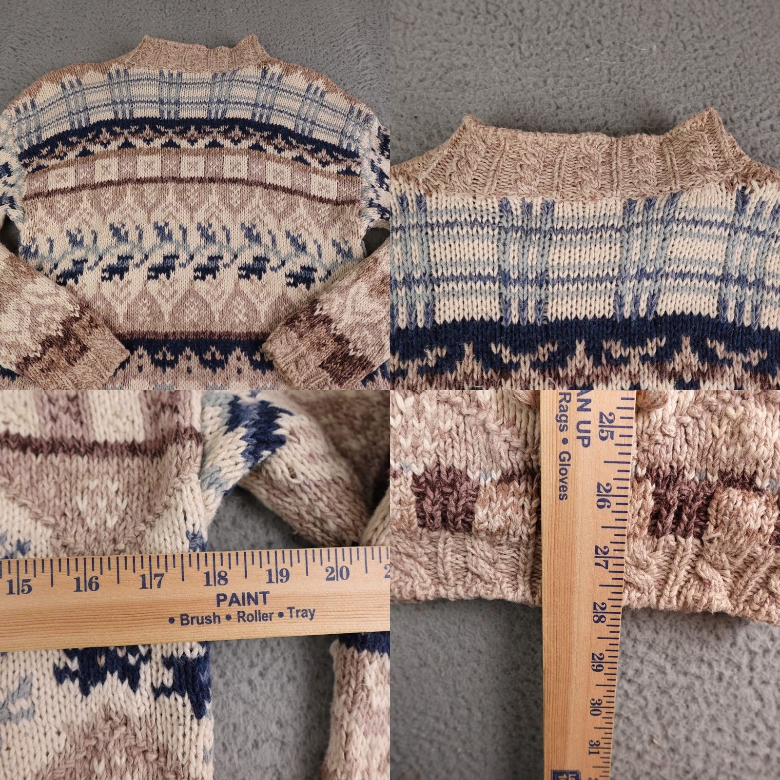 Vintage VINTAGE Heirloom Collectibles Sweater Womens Small Floral All Over Print Knit Size S / US 4 / IT 40 - 9 Thumbnail