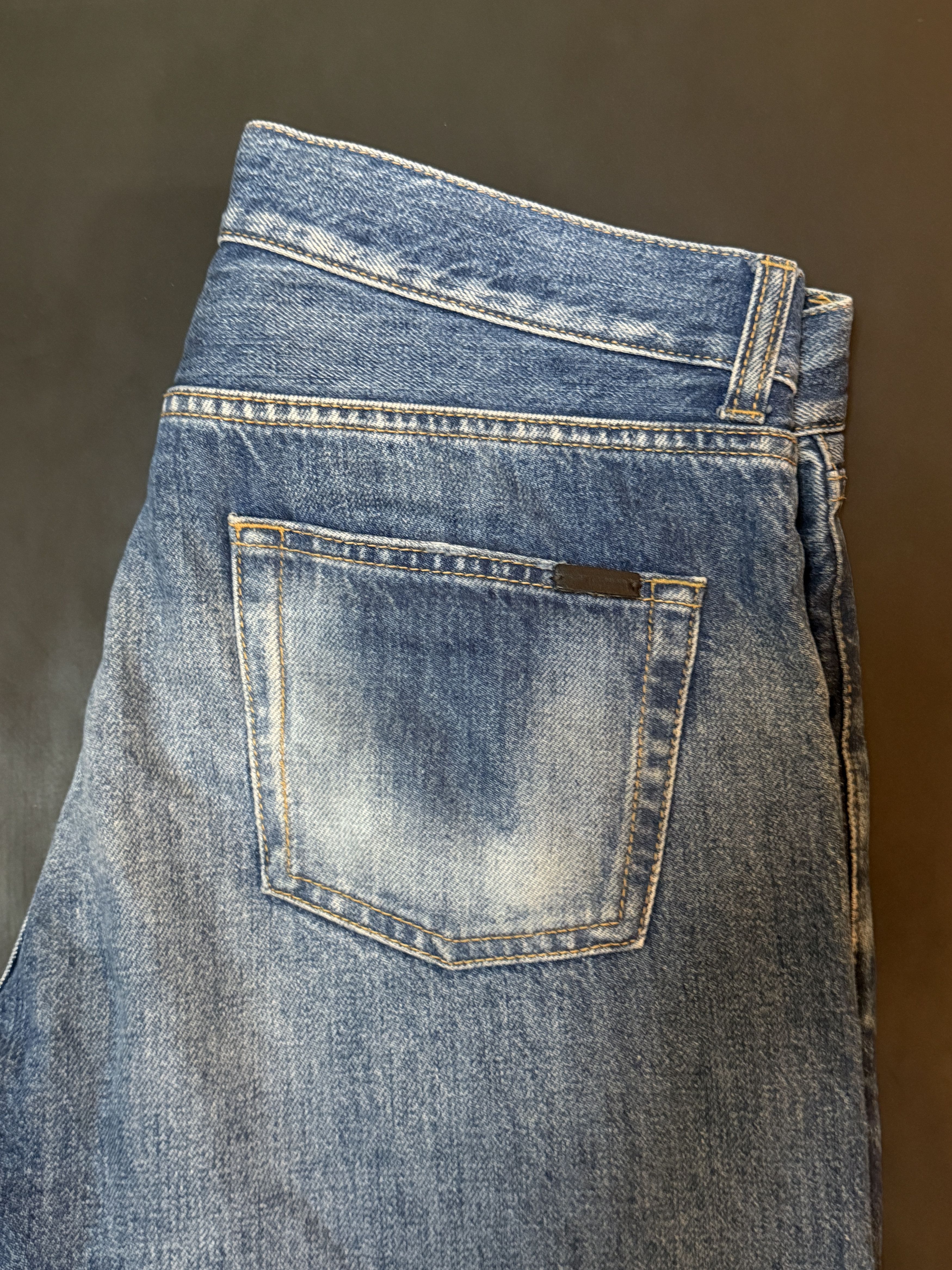 Yves Saint Laurent Saint Laurent Straight leg mid waist Jeans Size US 30 / EU 46 - 10 Thumbnail