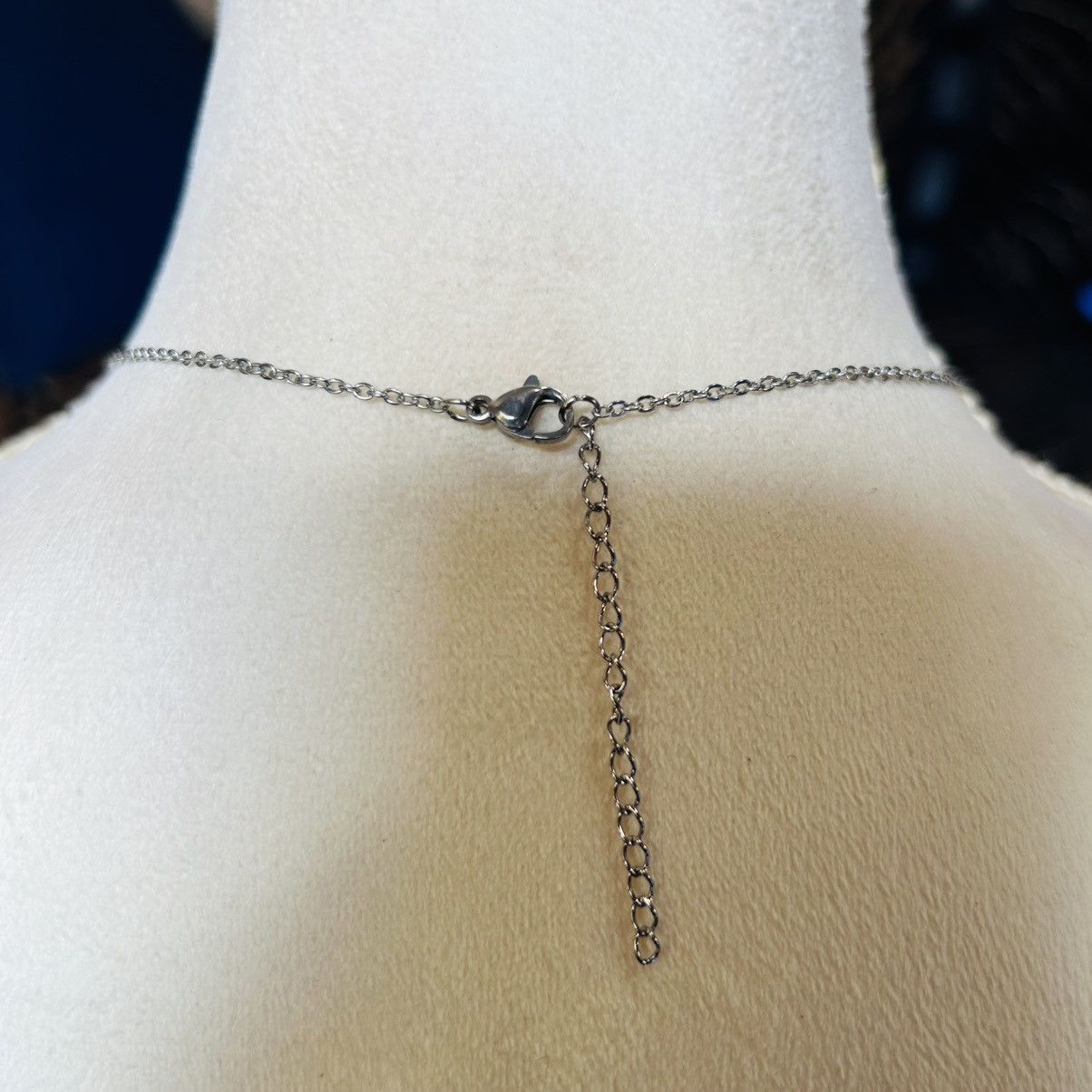 Handmade Handcrafted vintage pink glass crystal sterling necklace Size ONE SIZE - 5 Thumbnail