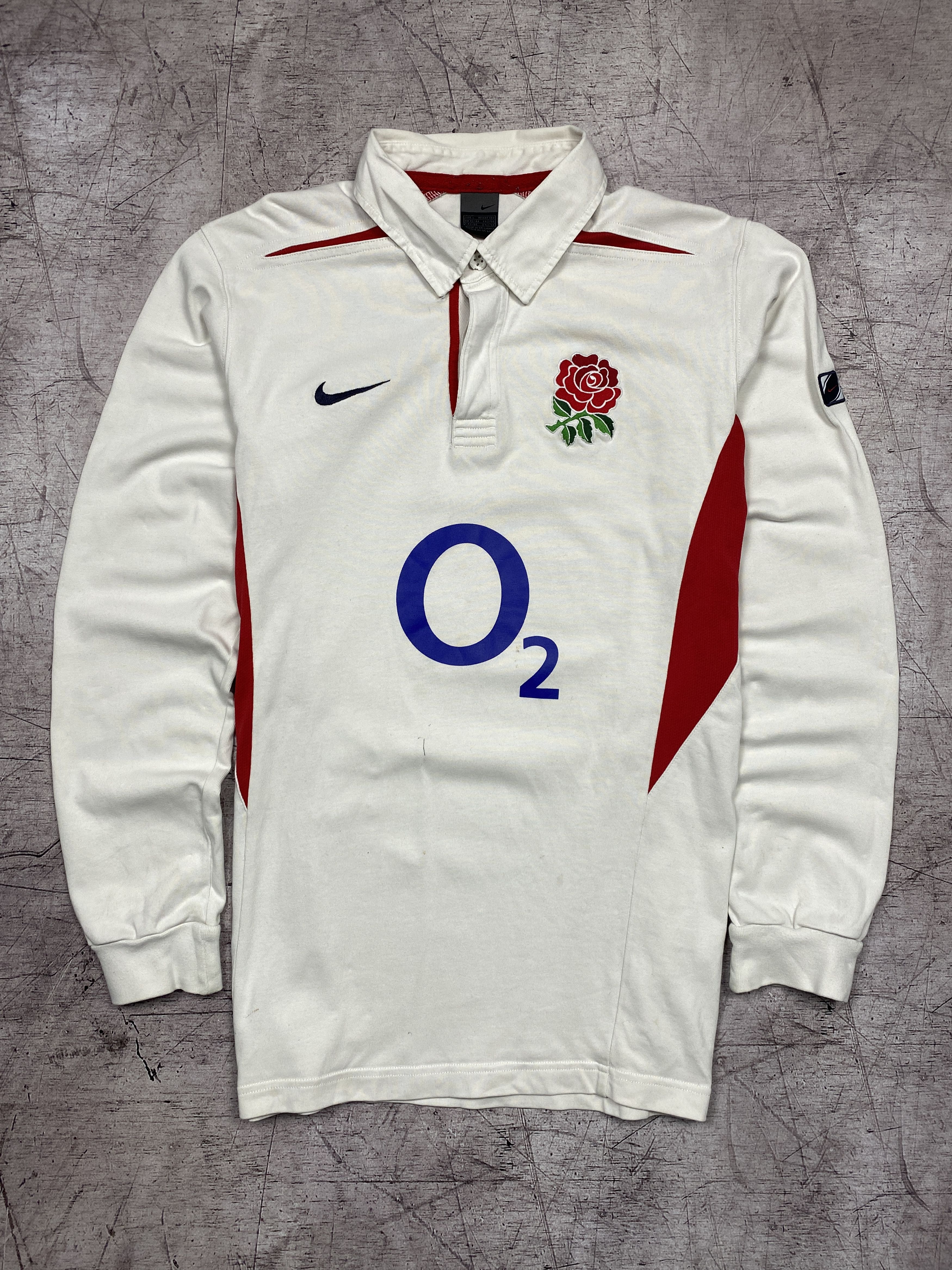 Nike Nike Rugby England Vintage Long Sleeve Polo Shirt Size US L / EU 52-54 / 3 - 1 Thumbnail