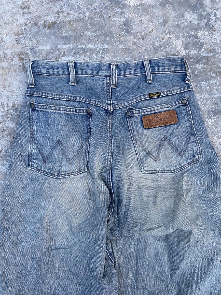 Beauty Beast 🔥 Jeans Vtg 80s Wrangler jeans baggy Wrangler blue bell Size US 30 / EU 46 - 9 Thumbnail