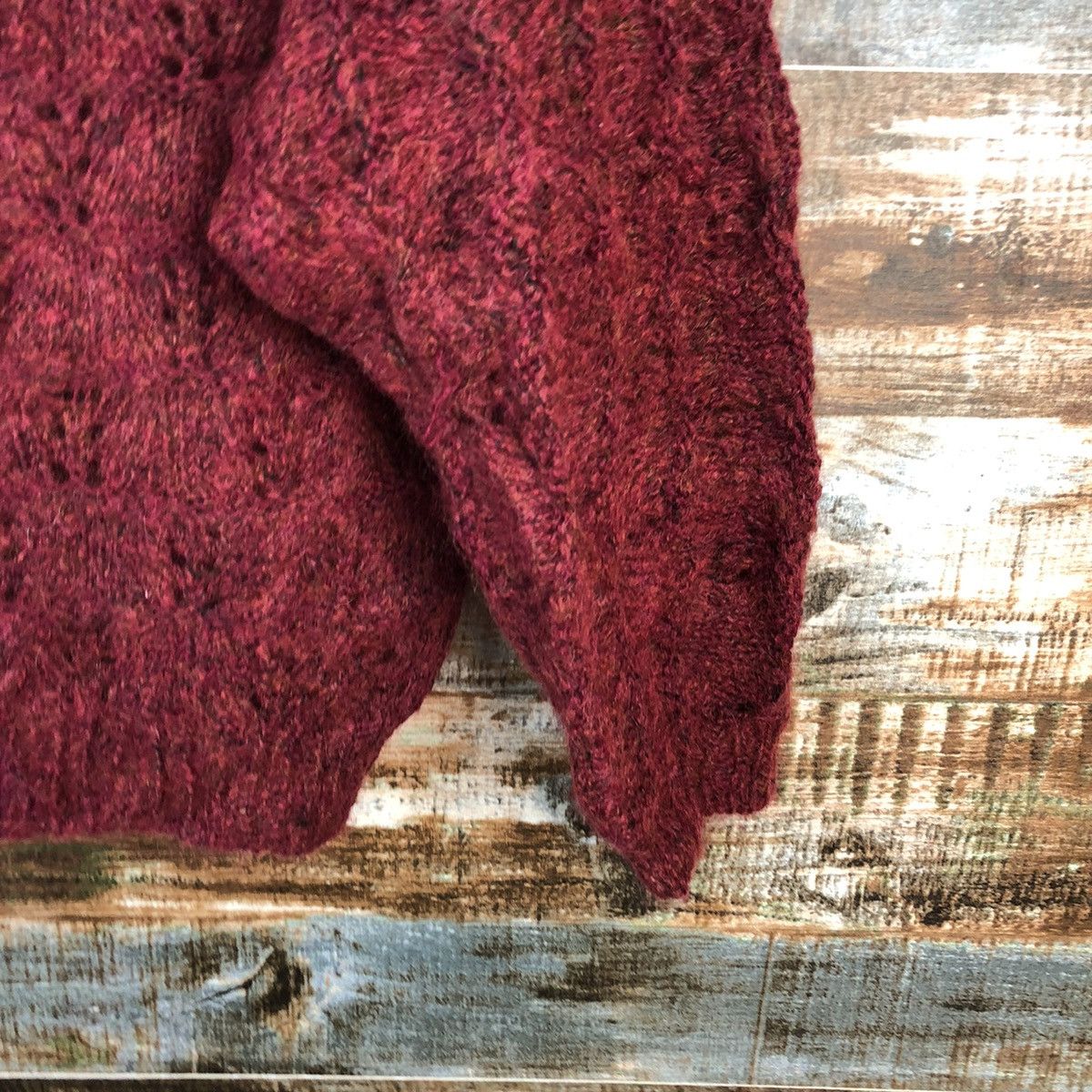 Homespun Knitwear × Japanese Brand Japanese Brand vintage Red Knitwear #A2245 Size M / US 6-8 / IT 42-44 - 14 Thumbnail