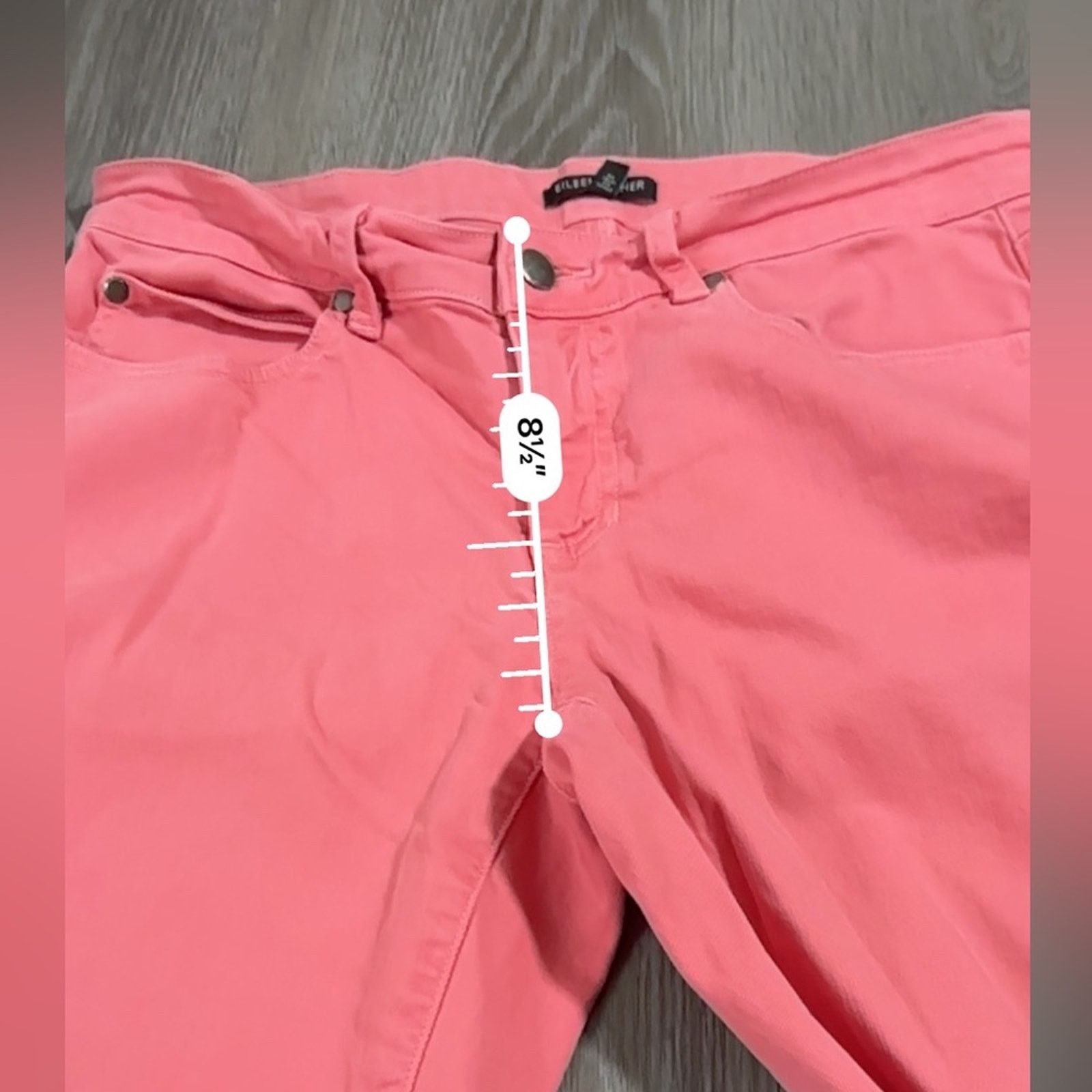 Eileen Fisher Eileen Fisher Barbiecore Pink Mid Rise Skinny Cropped Jeans Size 28" / US 6 / IT 42 - 9 Thumbnail