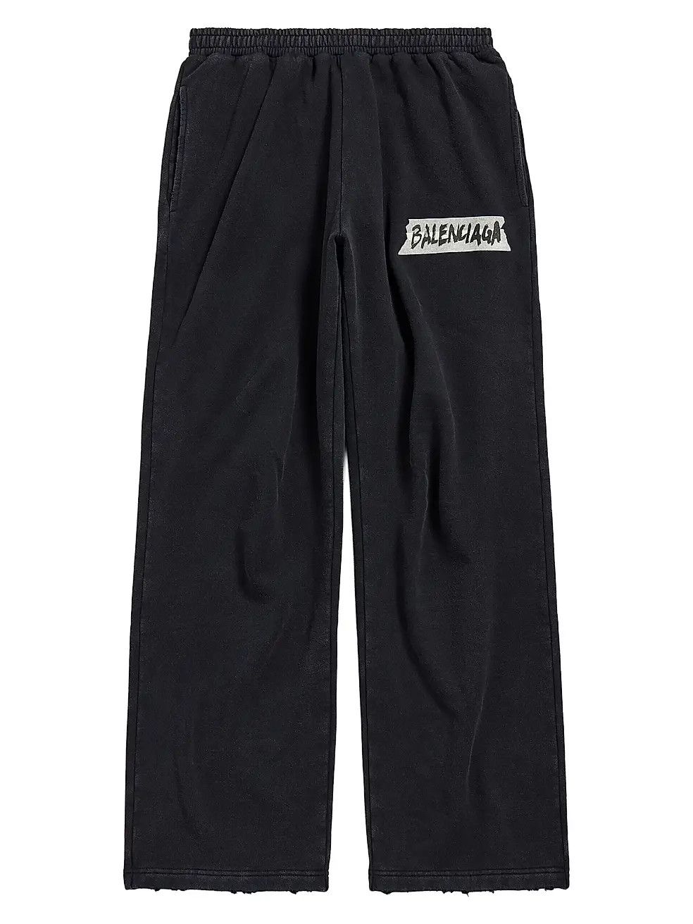 Balenciaga os11x0326 Masking Tape Baggy Pants in Faded Black Size US 36 / EU 52 - 1 Thumbnail