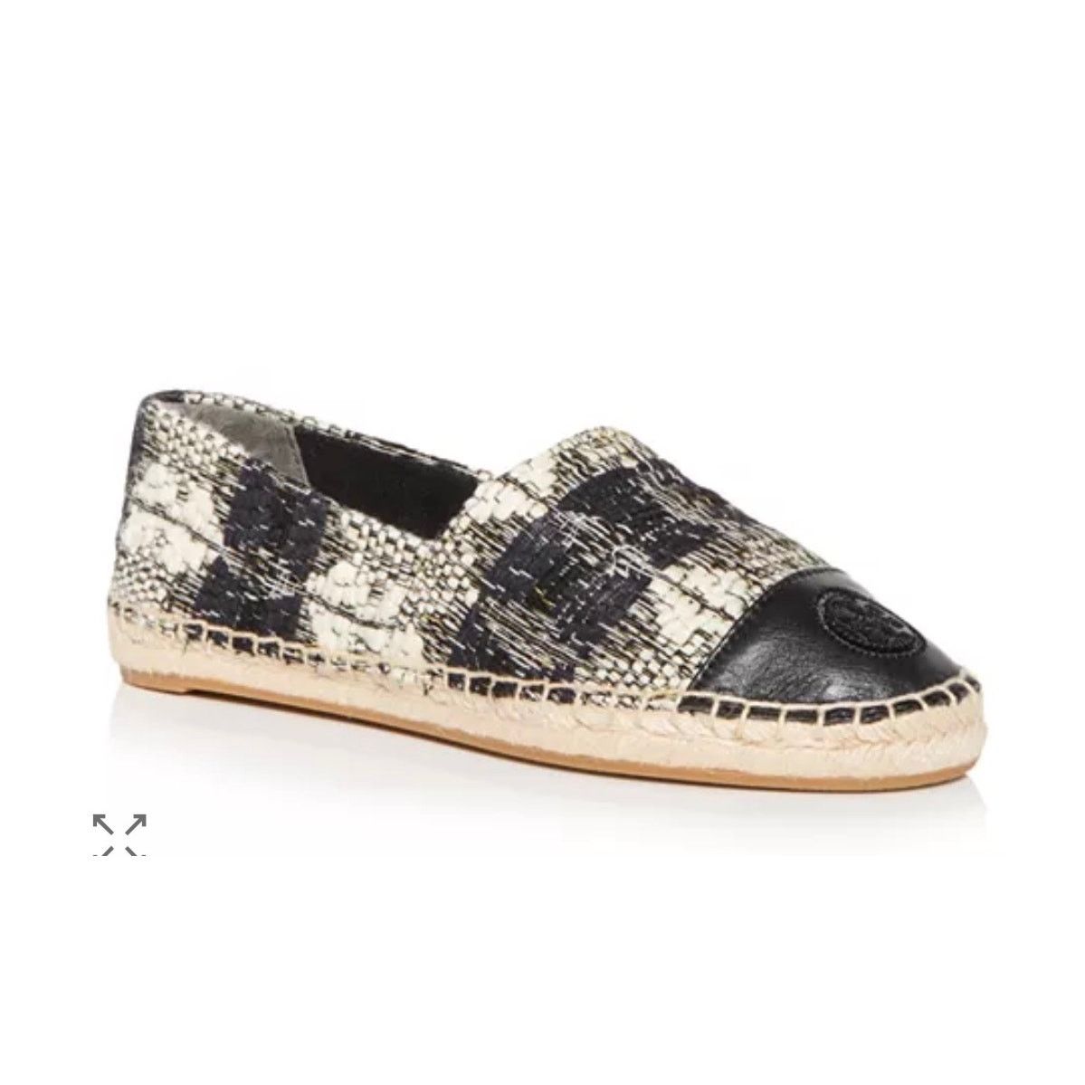 Tory Burch Tory Burch Women's Woven Stripe Cap Toe Espadrille Flats,7.5 Size US 7.5 / IT 37.5 - 3 Thumbnail