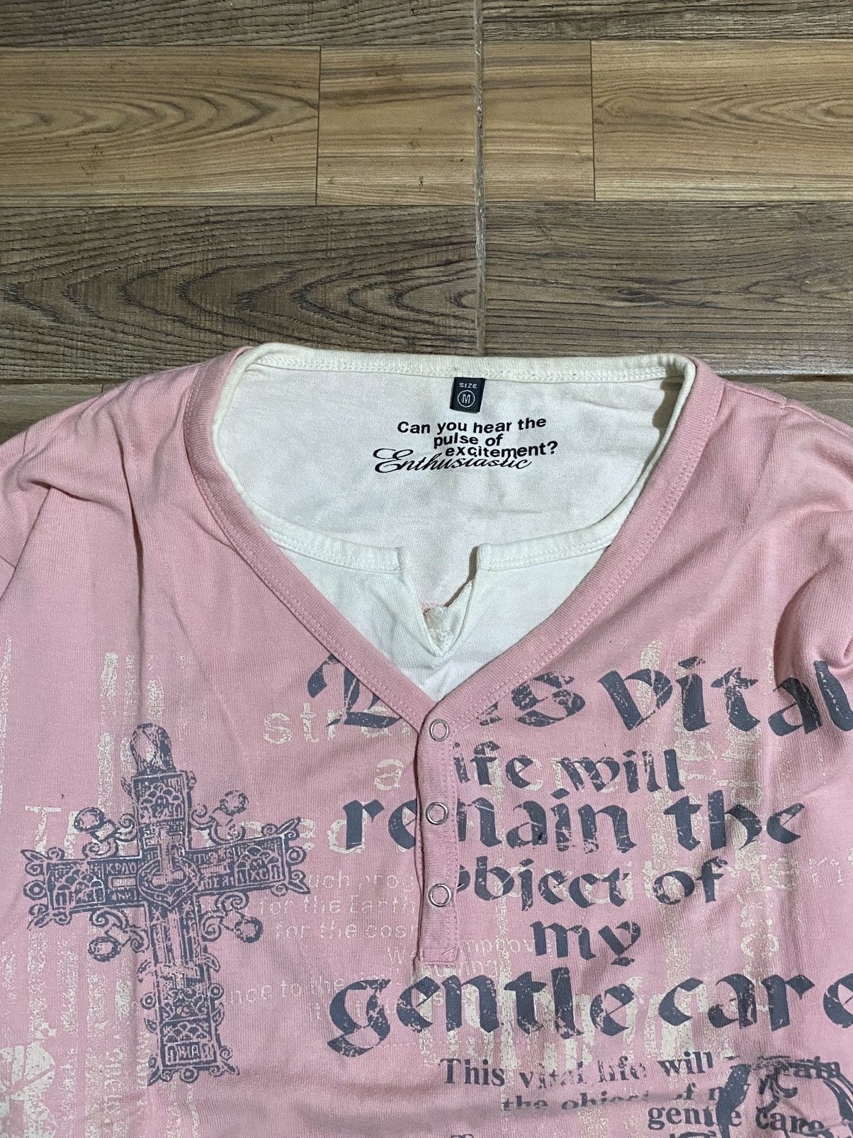 Japanese Brand × Vintage MAY WE NOT HAVE AMORE WONDERFUL LIFE POEM TSHIRT Size M / US 6-8 / IT 42-44 - 3 Thumbnail