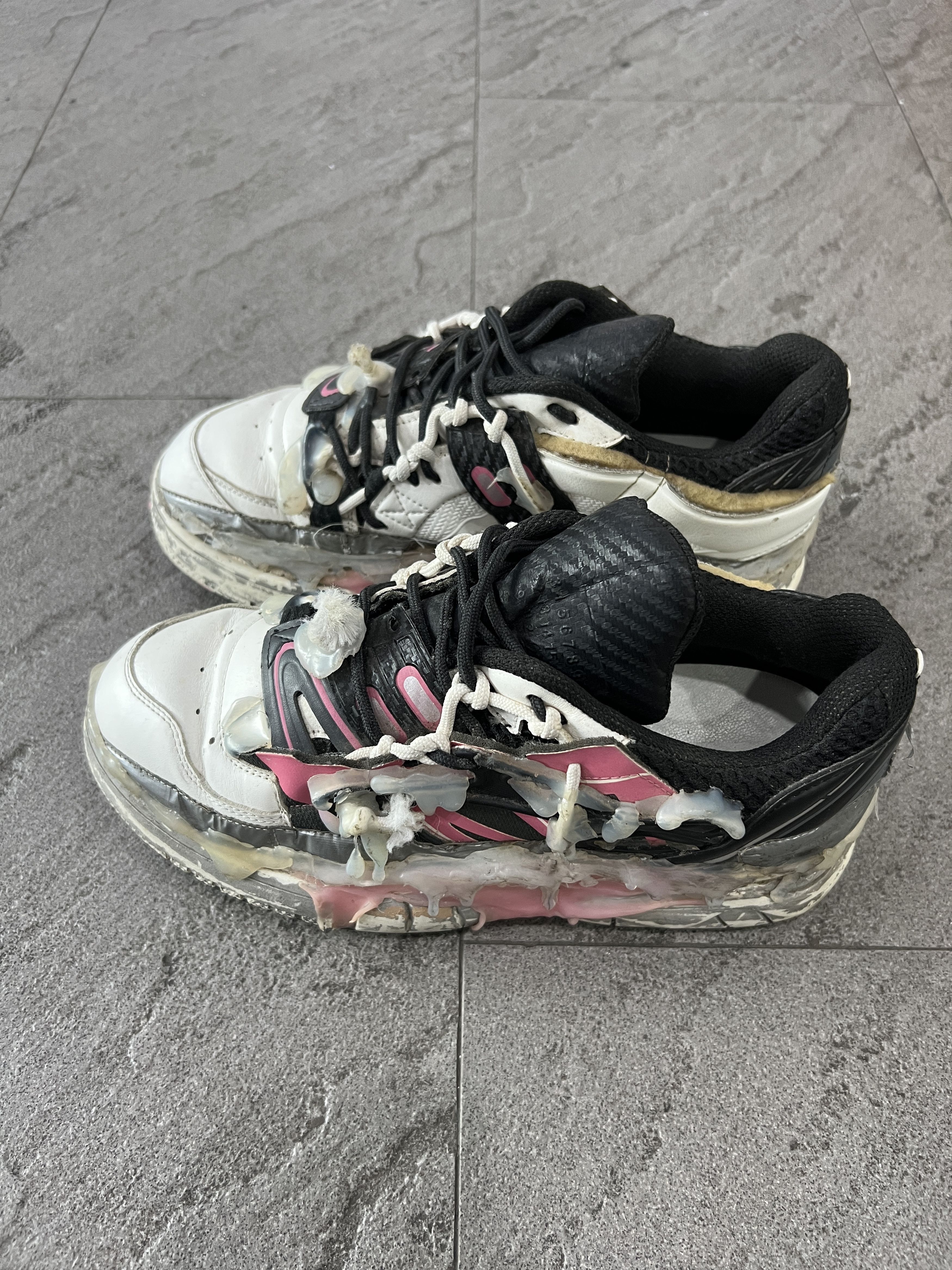 Maison Margiela Maison Margiela Fusion Sneaker FW18 Pink EU41 Distressed Size US 8 / EU 41 - 2 Thumbnail