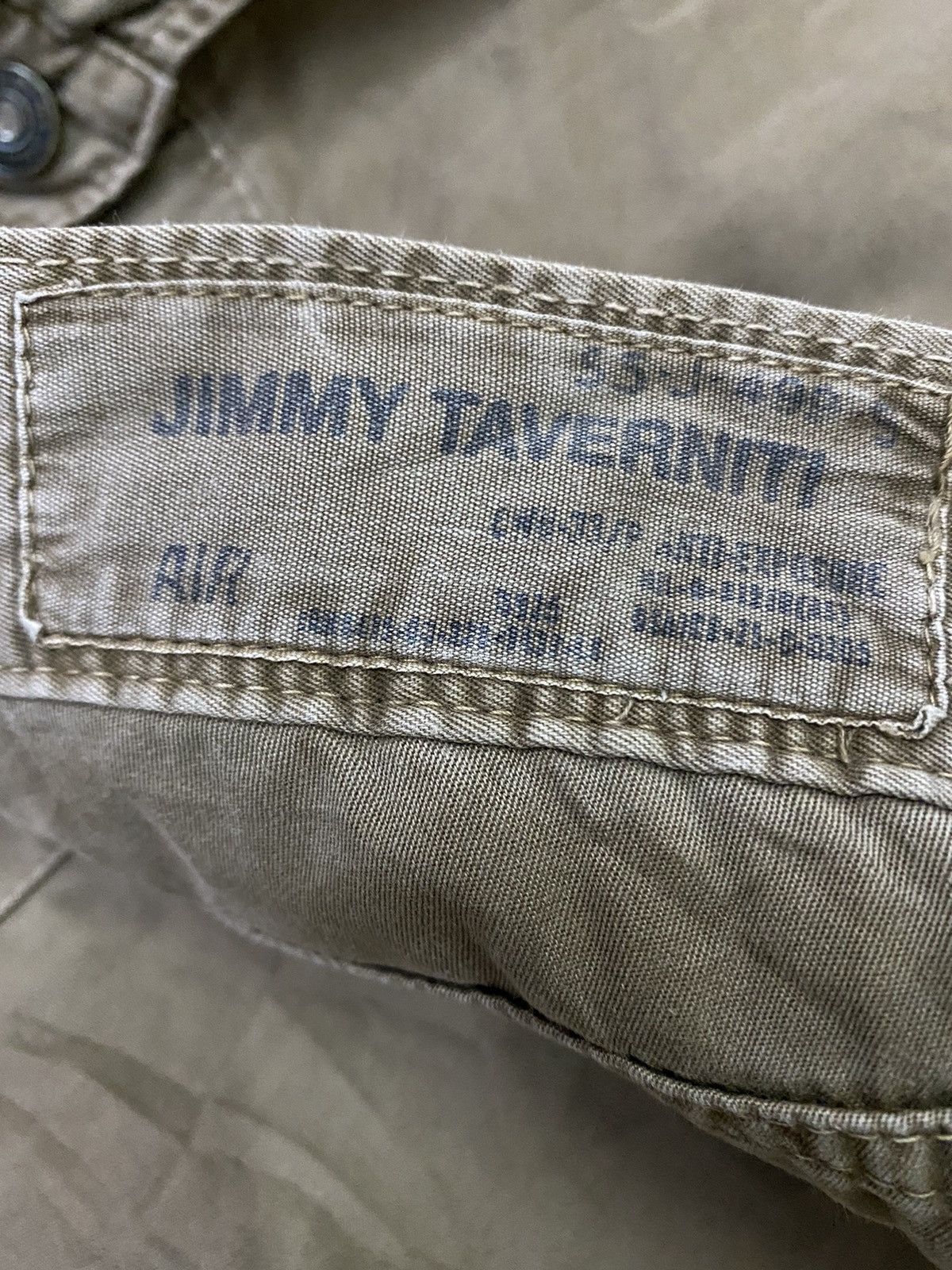 Jimmy Taverniti 💥Japanese Fashion Designer Jimmy Taverniti Military Pant Size US 35 - 10 Thumbnail
