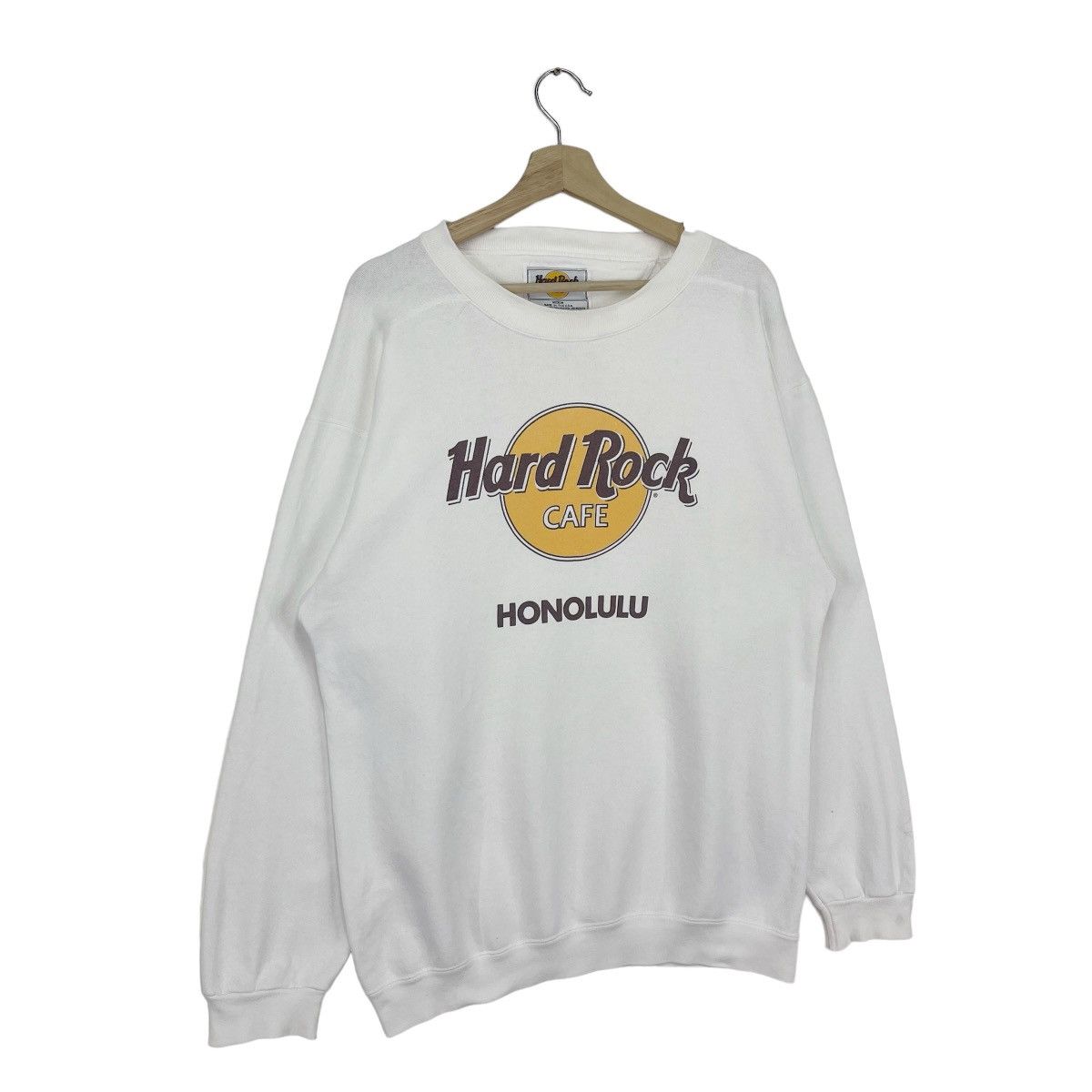 Hard Rock Cafe × Vintage 90’s Hard Rock Honolulu Sweatshirt Size US M / EU 48-50 / 2 - 3 Thumbnail
