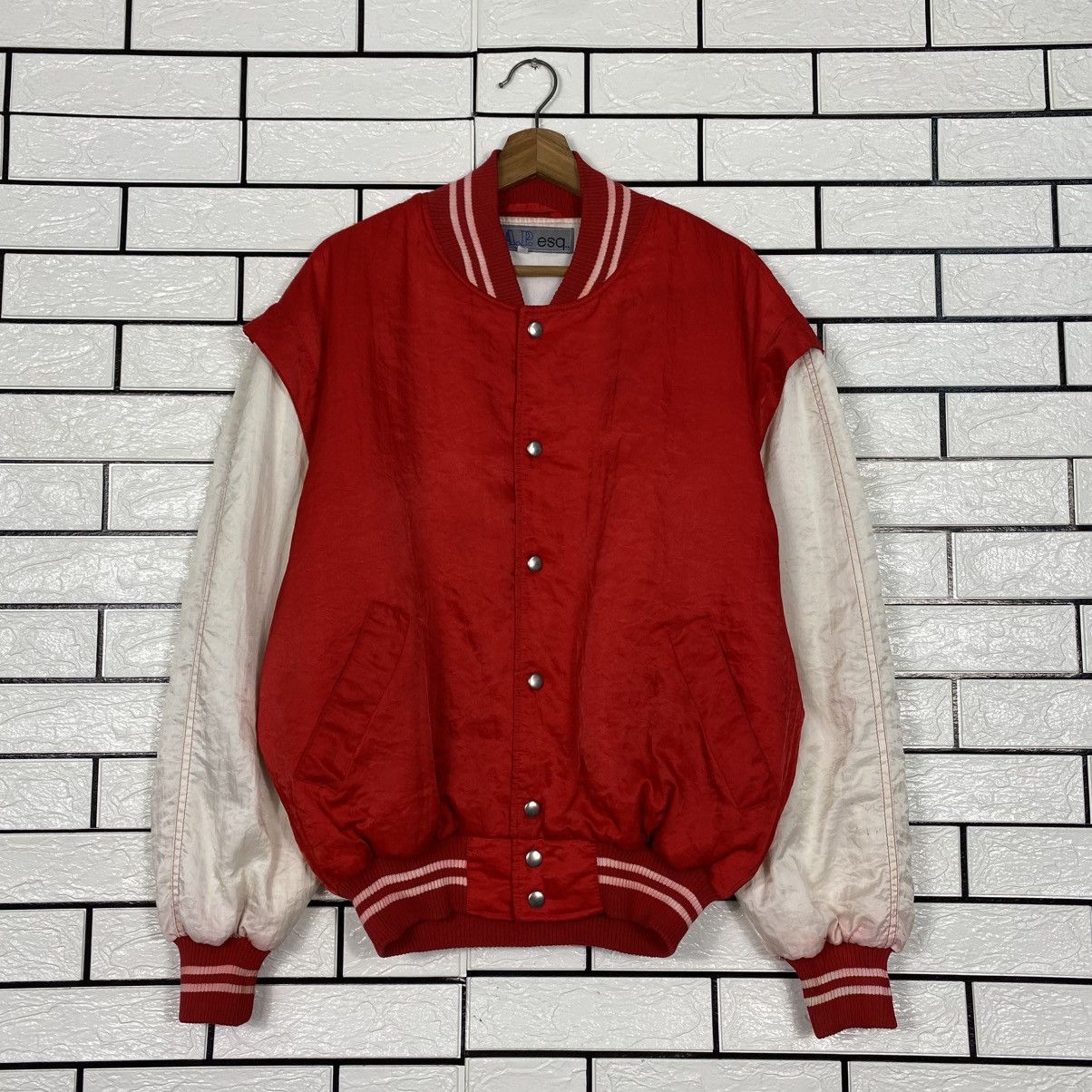 Japanese Brand 📌Vintage Nylon Bomber Jacket JAP Esa Size US M / EU 48-50 / 2 - 2 Thumbnail